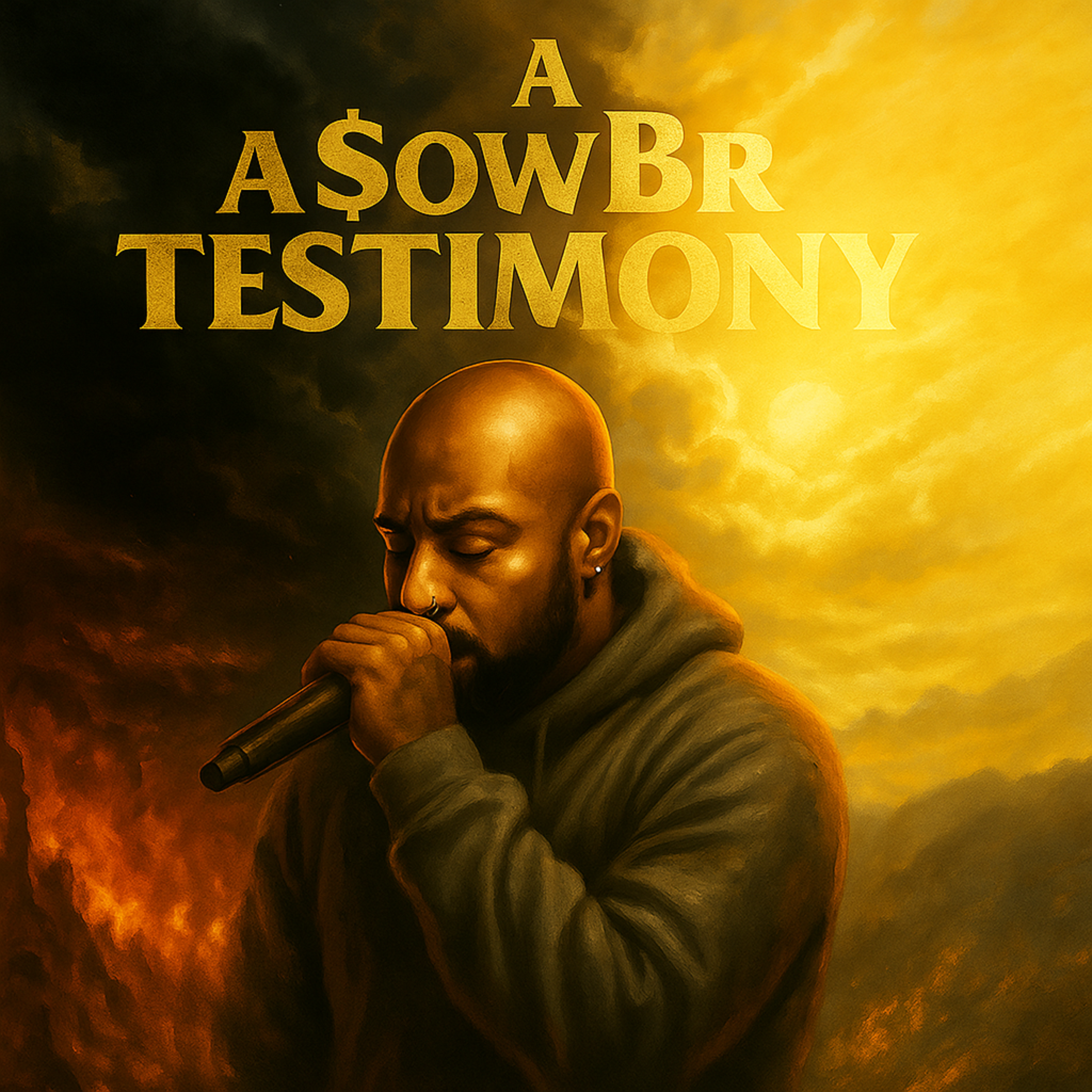 a $owBr Testimony artwork