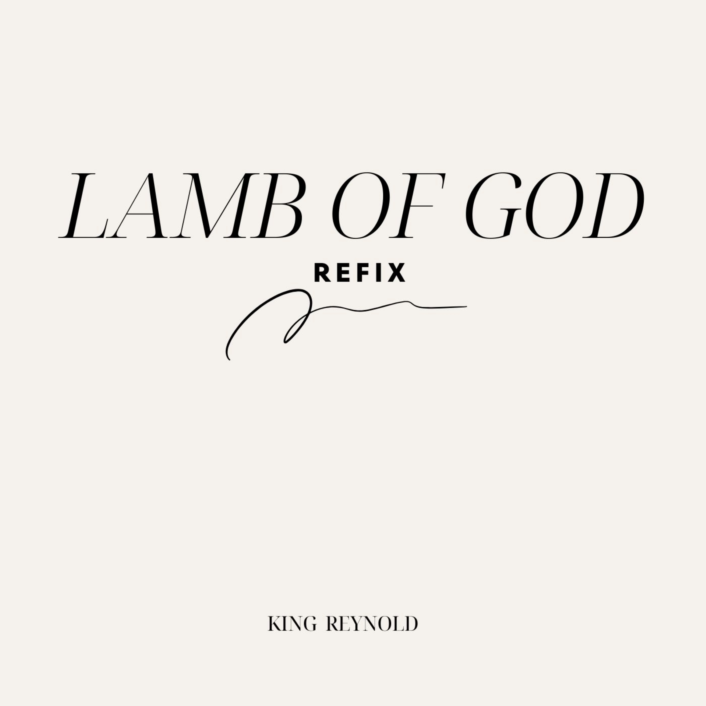 Lamb of God (Refix) artwork