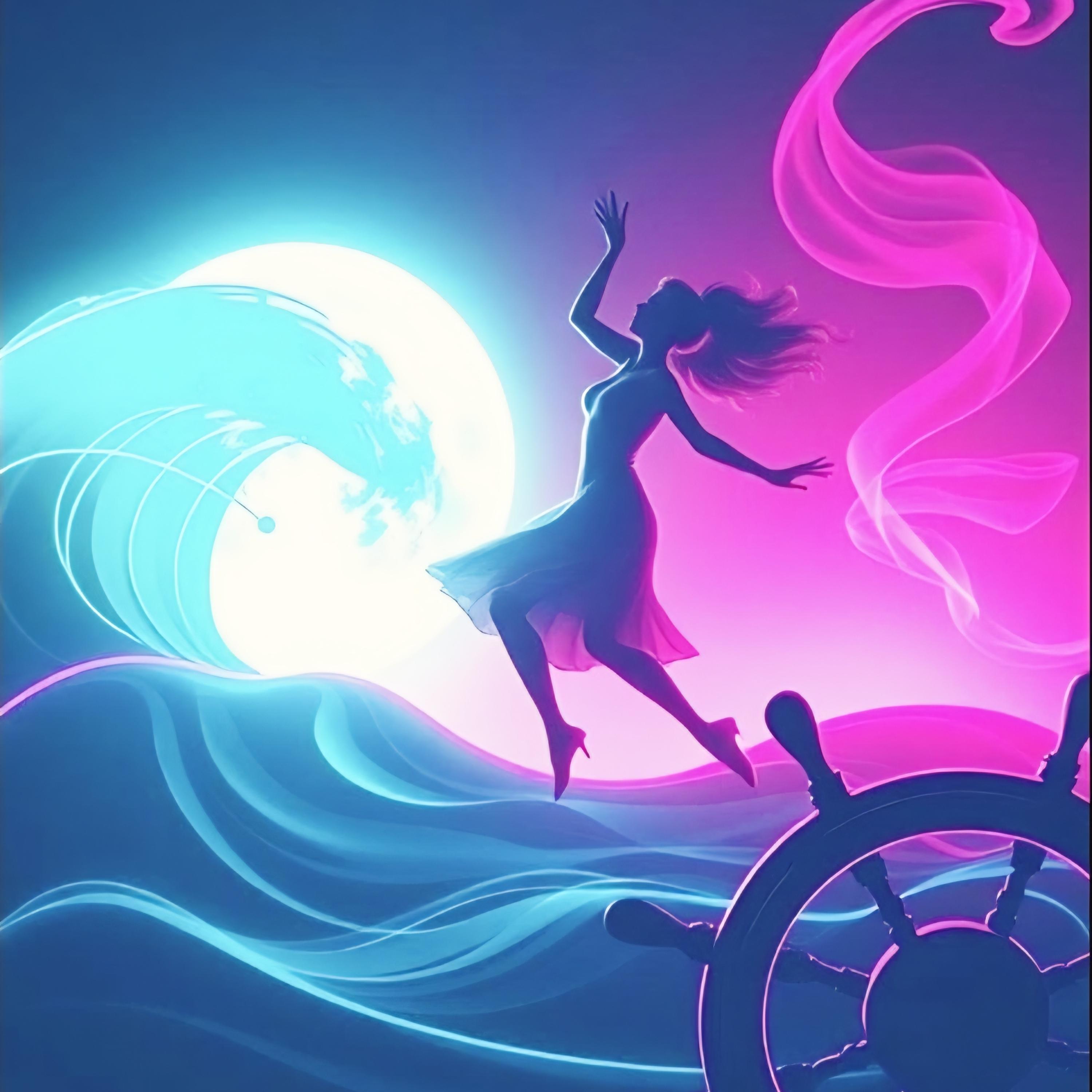 bajo la luna artwork