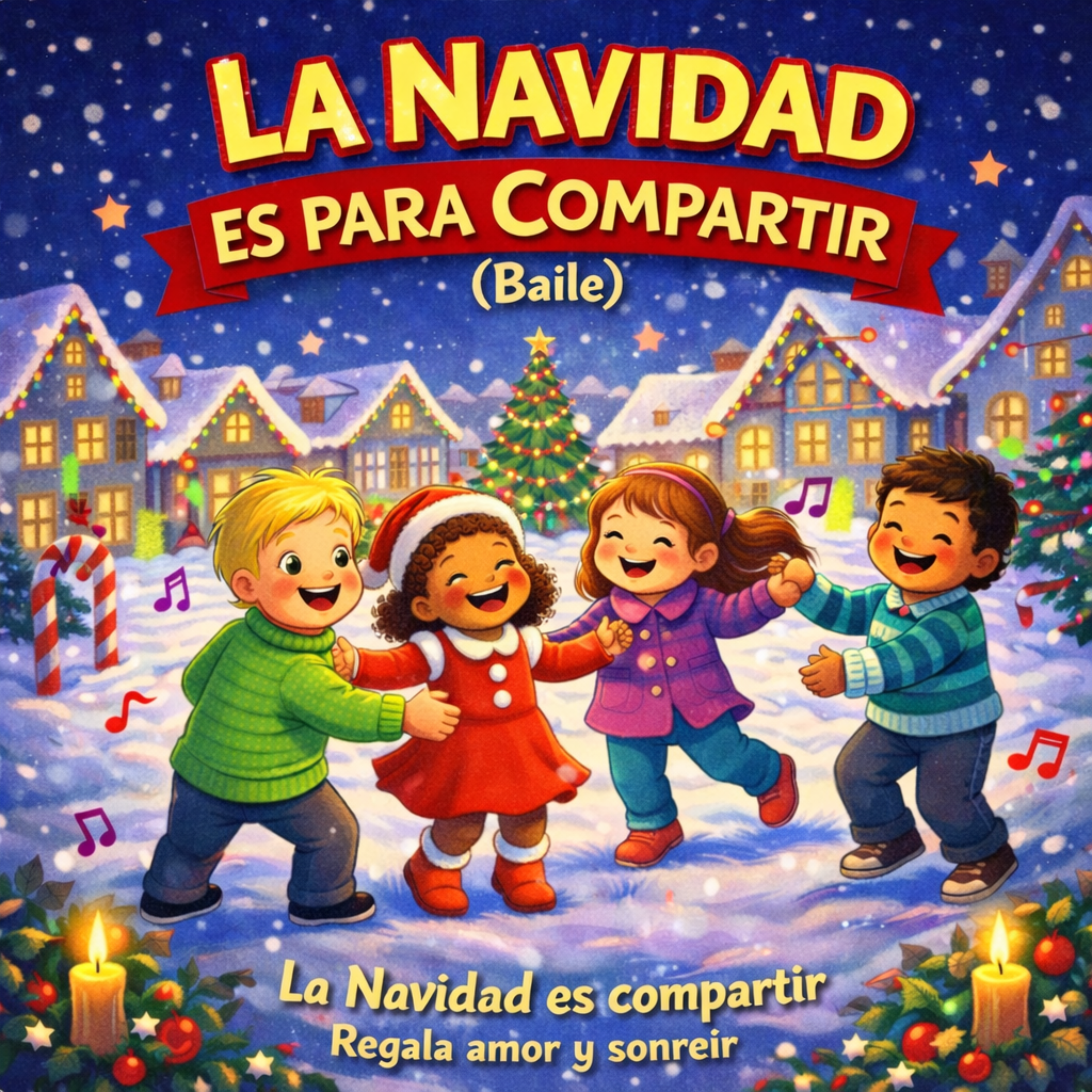 La Navidad Es Para Compartir (Baile) artwork