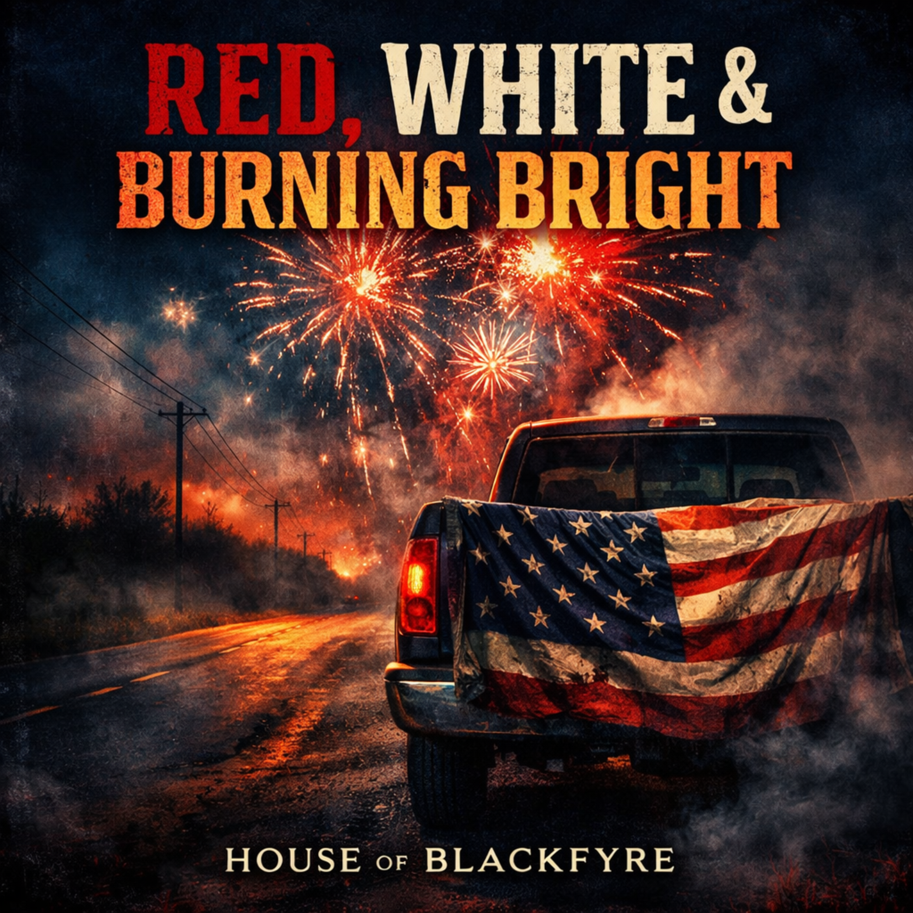 RED, WHITE & BURNING BRIGHT artwork