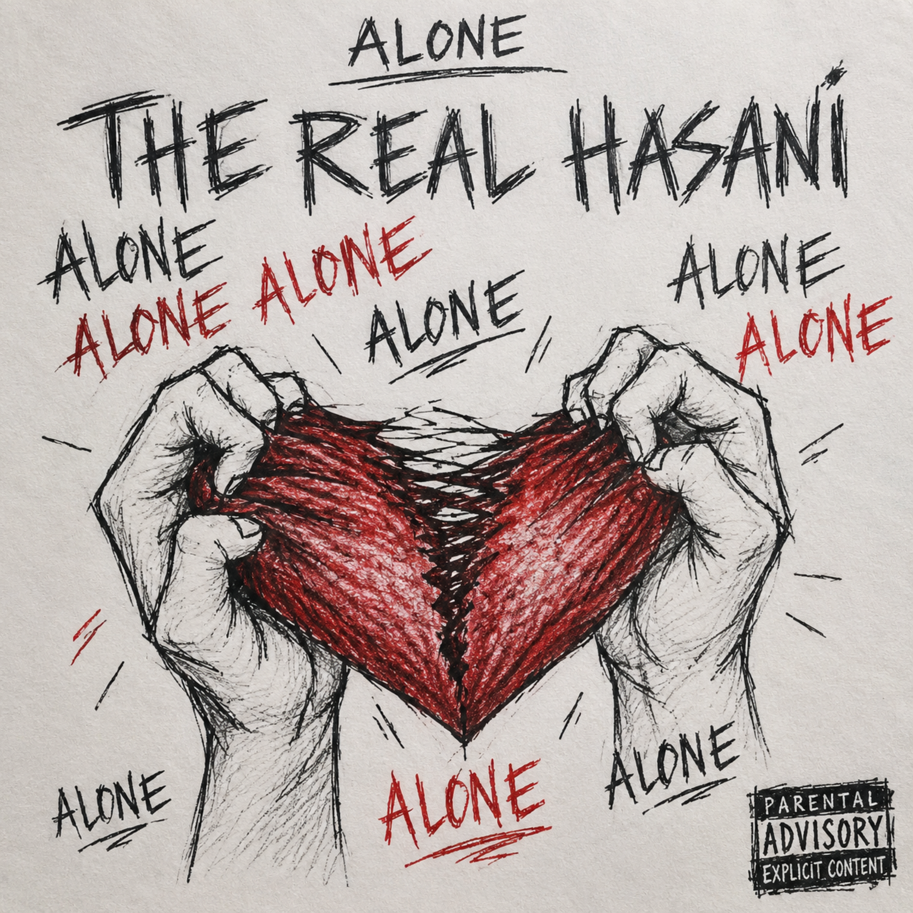 ALONE by Hasani cover art