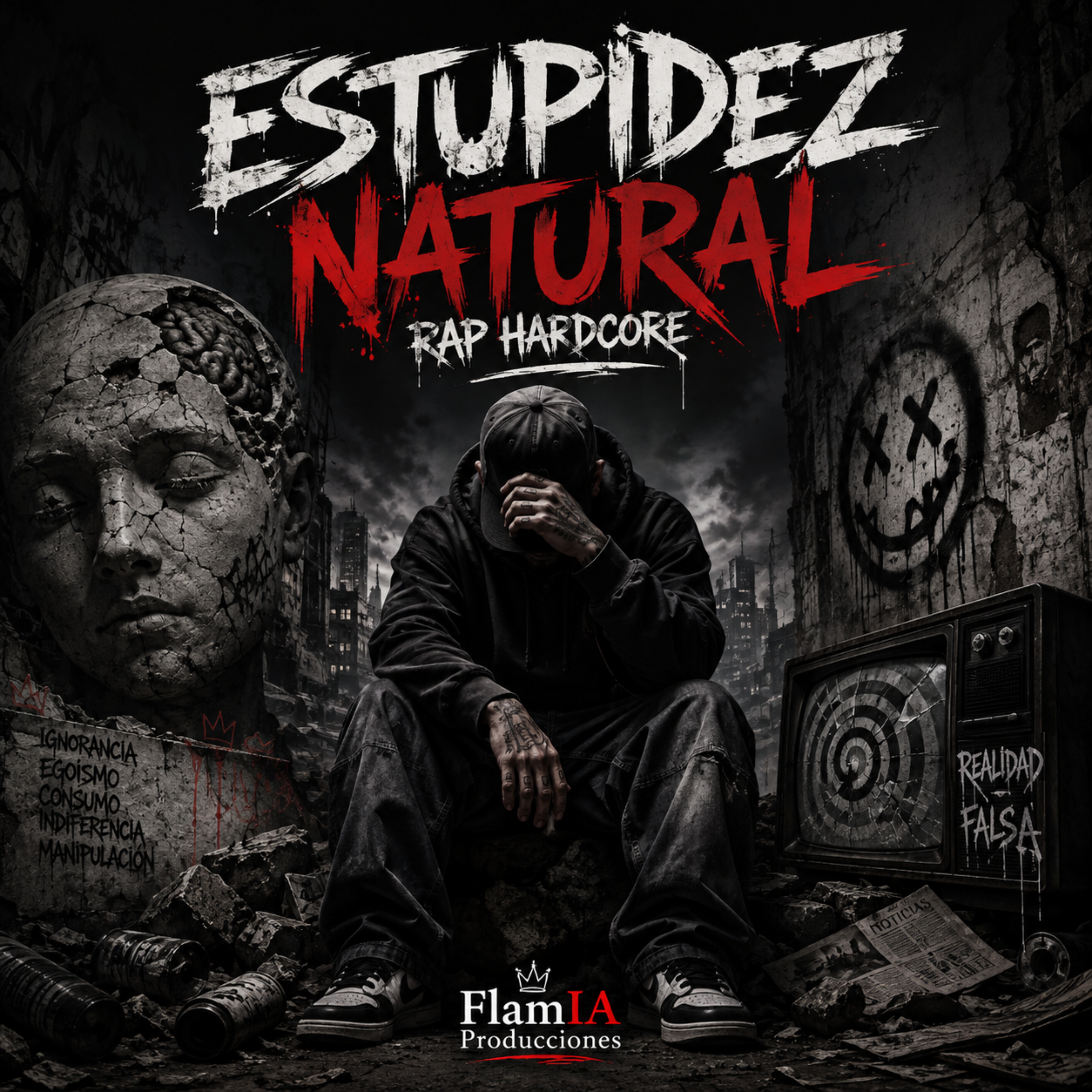 Estupidez Natural by FlamIA Producciones cover art