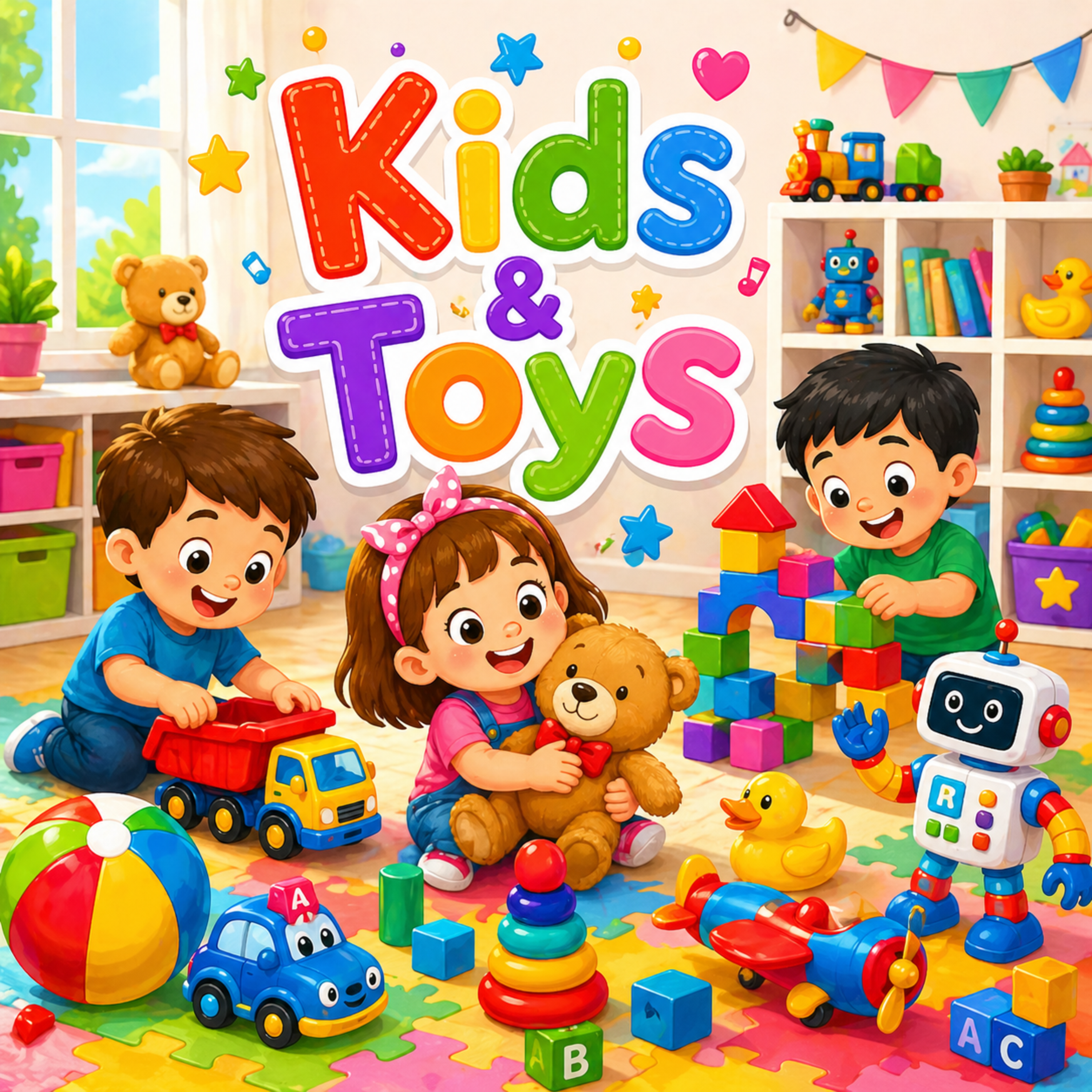 kids and toys artwork