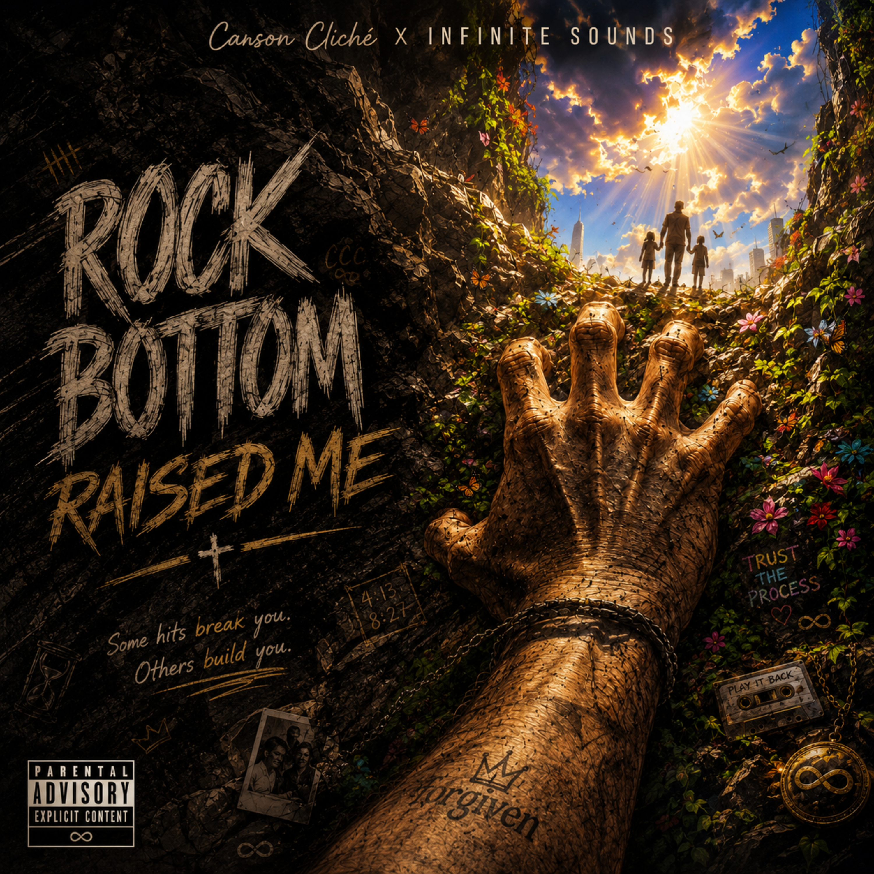 Rock Bottom Raised Me by Carson Cliché cover art