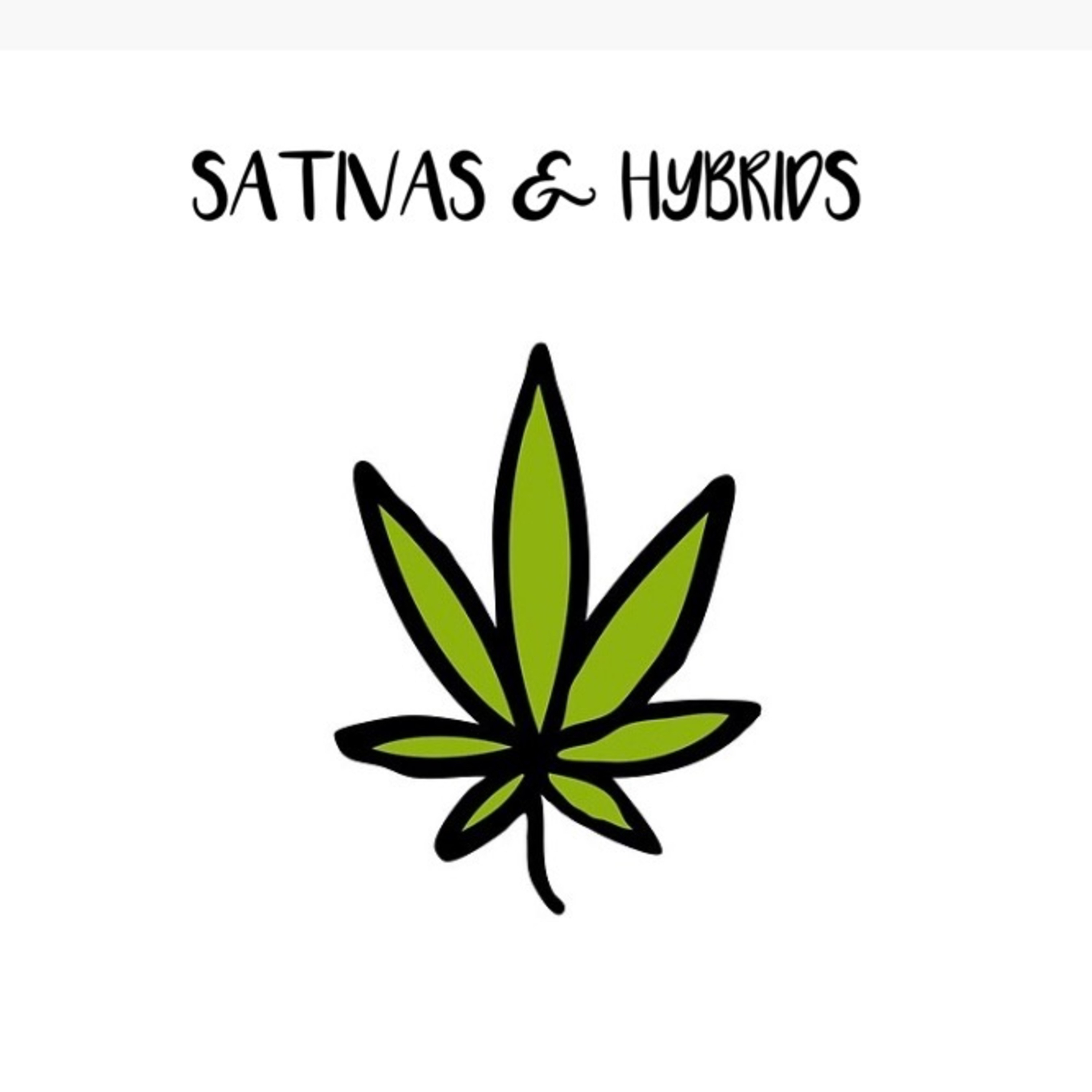 Sativas & Hybrids artwork