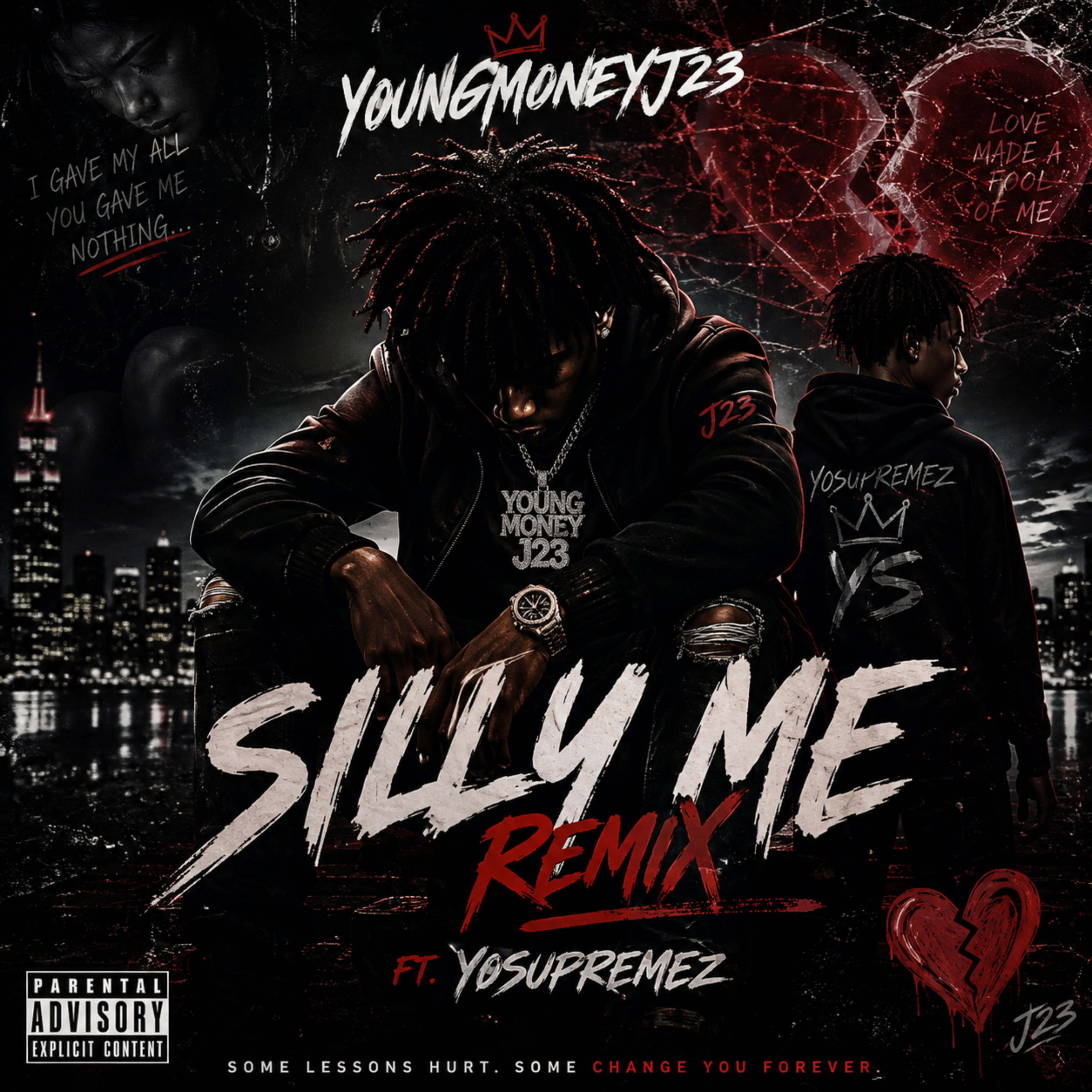 Silly Me (Remix) by YoungMoneyJ23 cover art