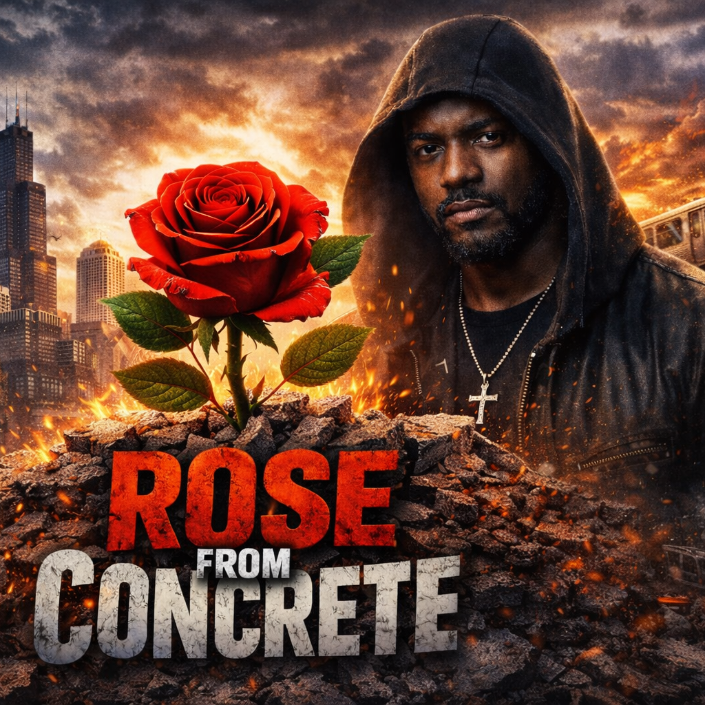 Rose From Concrete artwork
