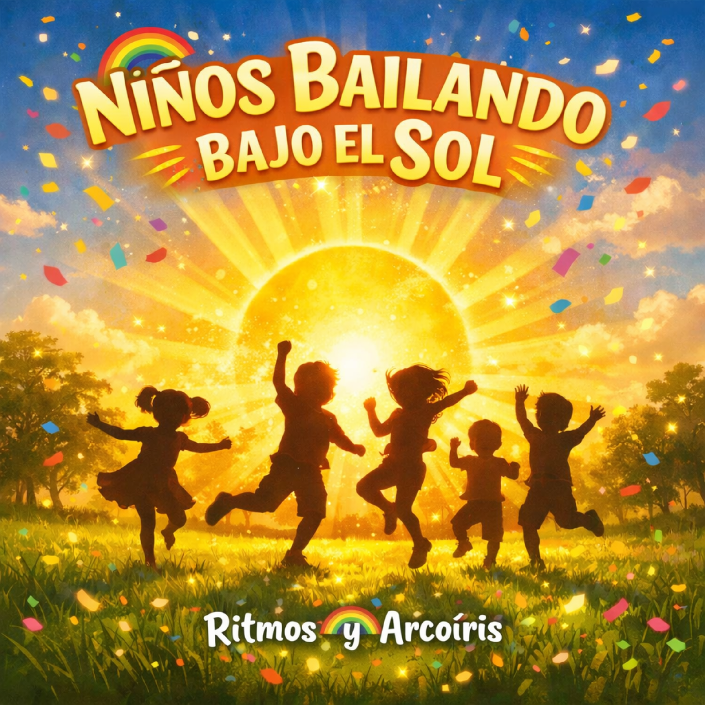 NIÑOS BAILANDO BAJO EL SOL artwork