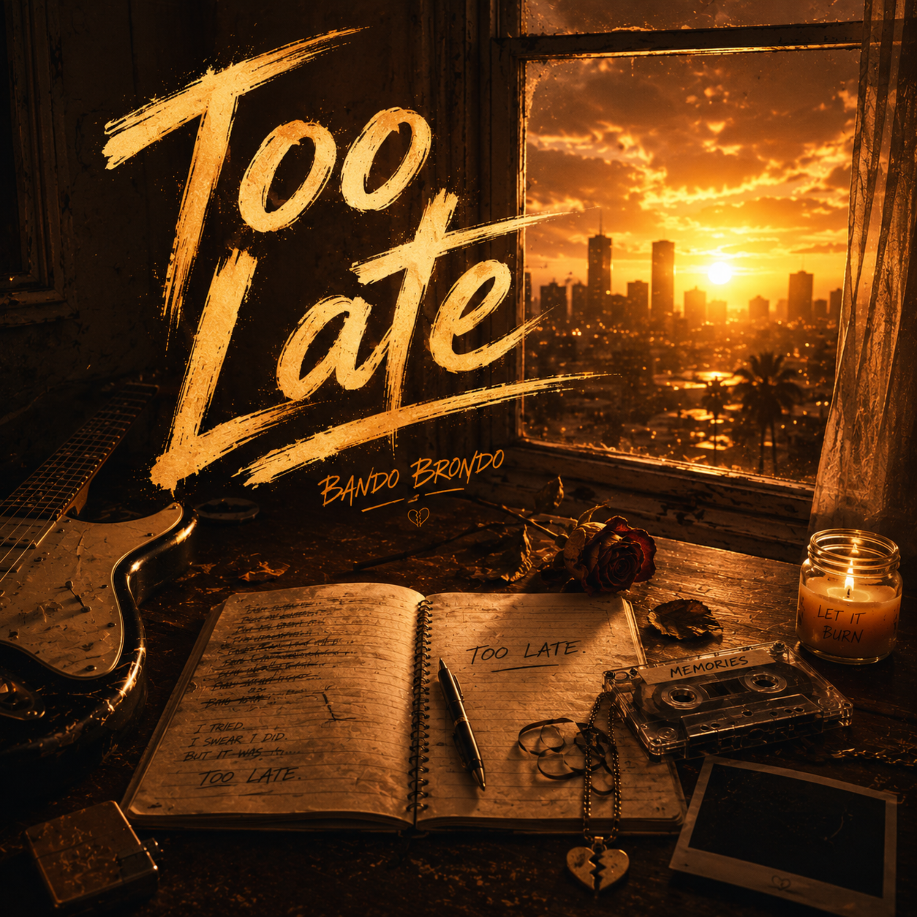 Too Late by Bando Brondo cover art