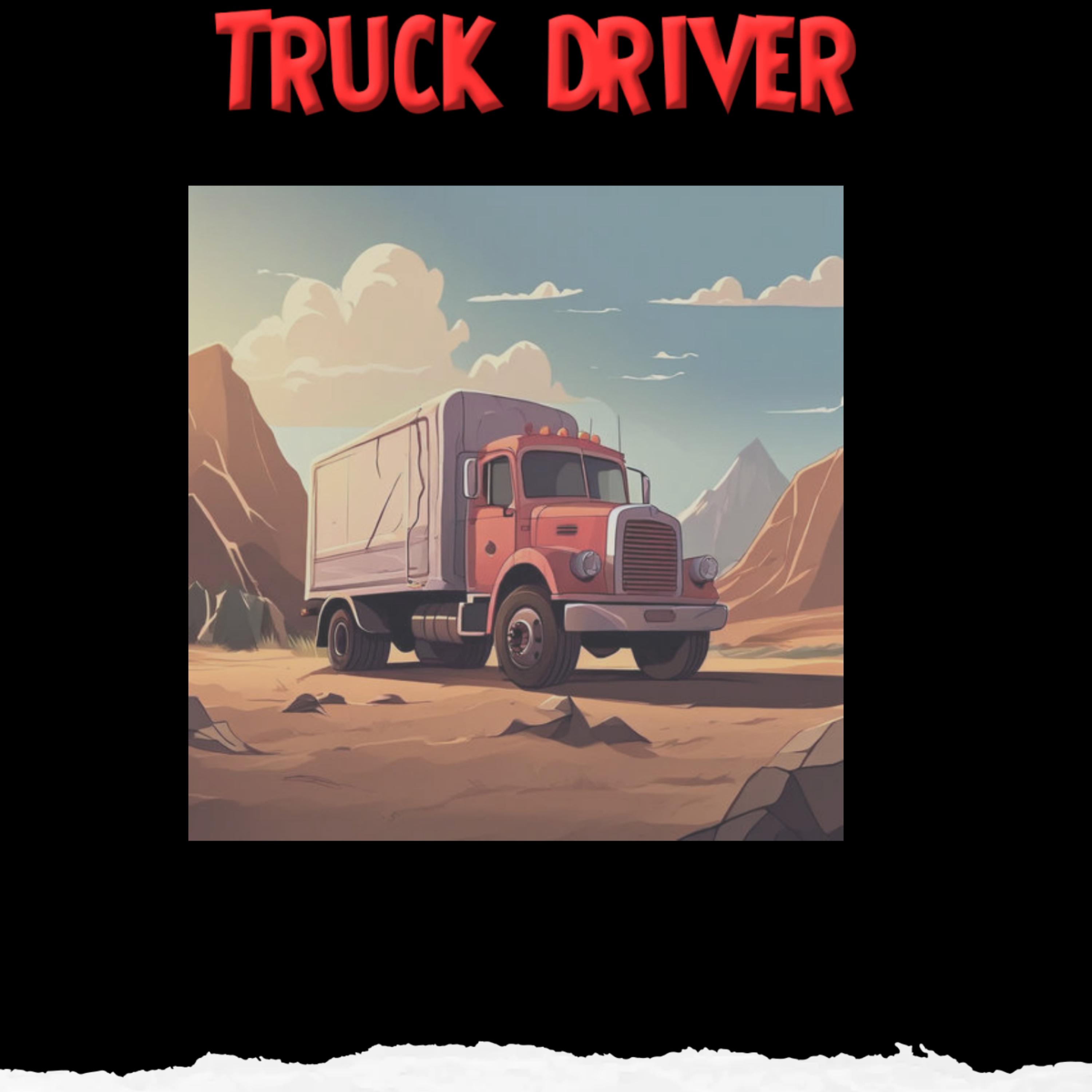 Truck driver artwork