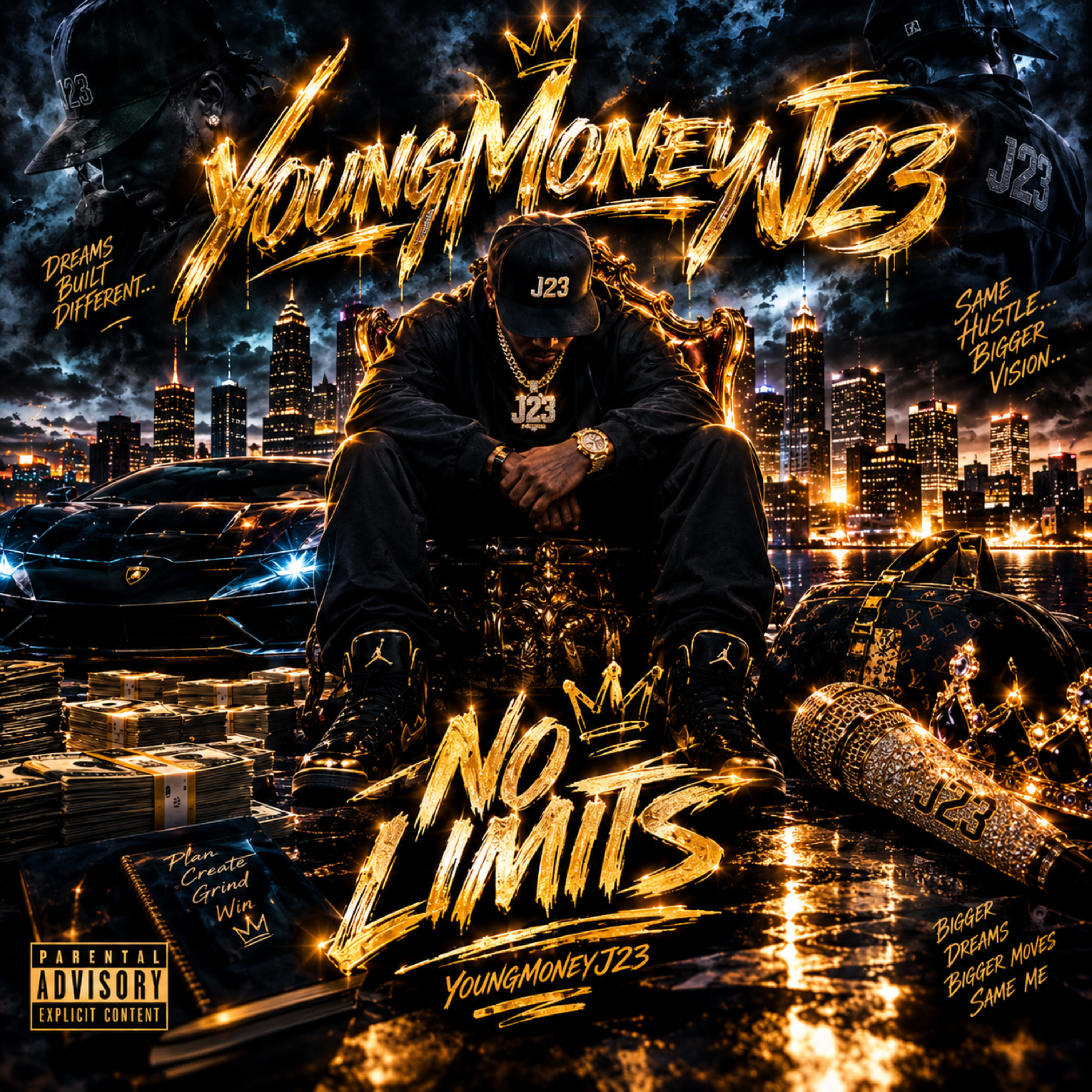 No Limits by YoungMoneyJ23 cover art