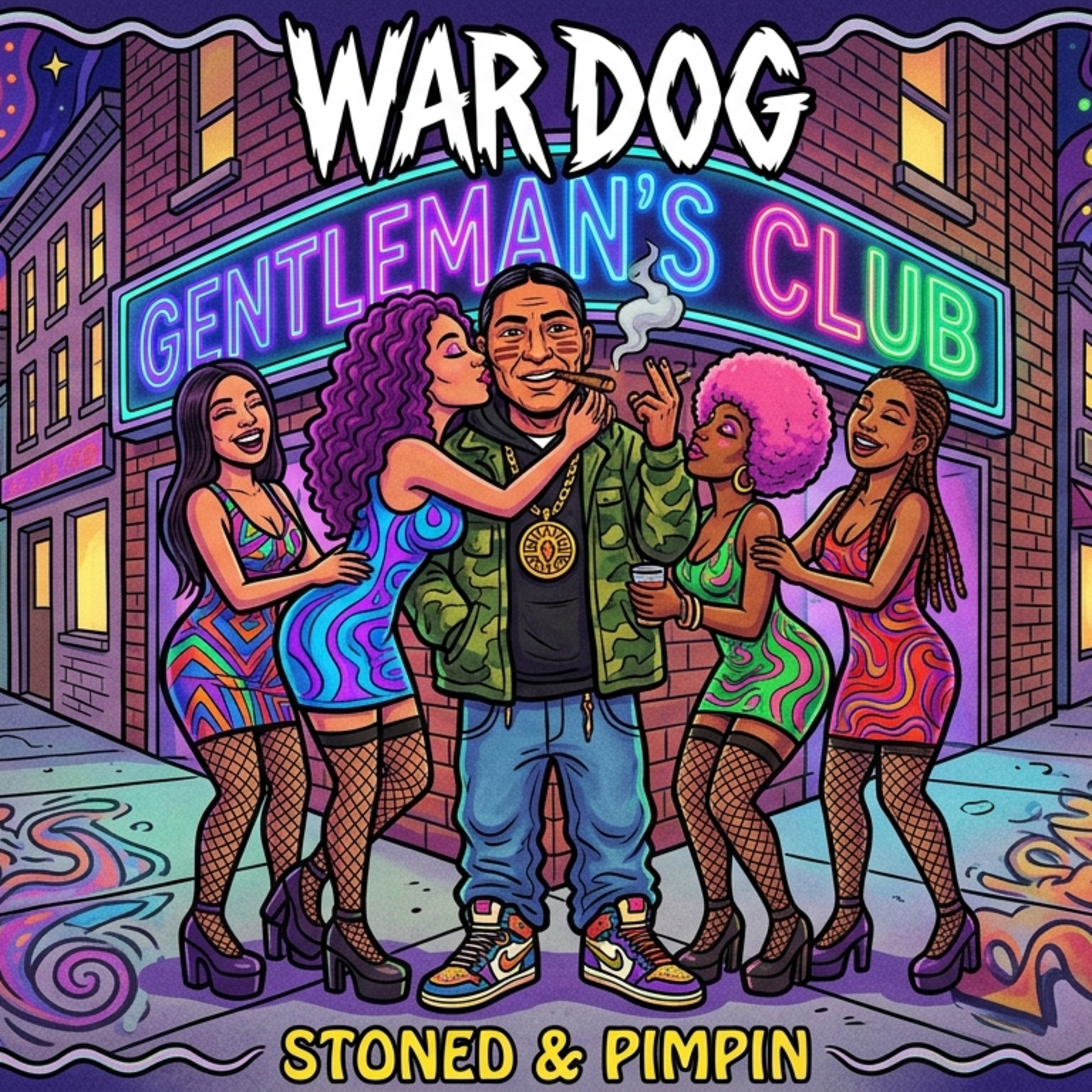 Stoned & Pimpin by War Dog cover art