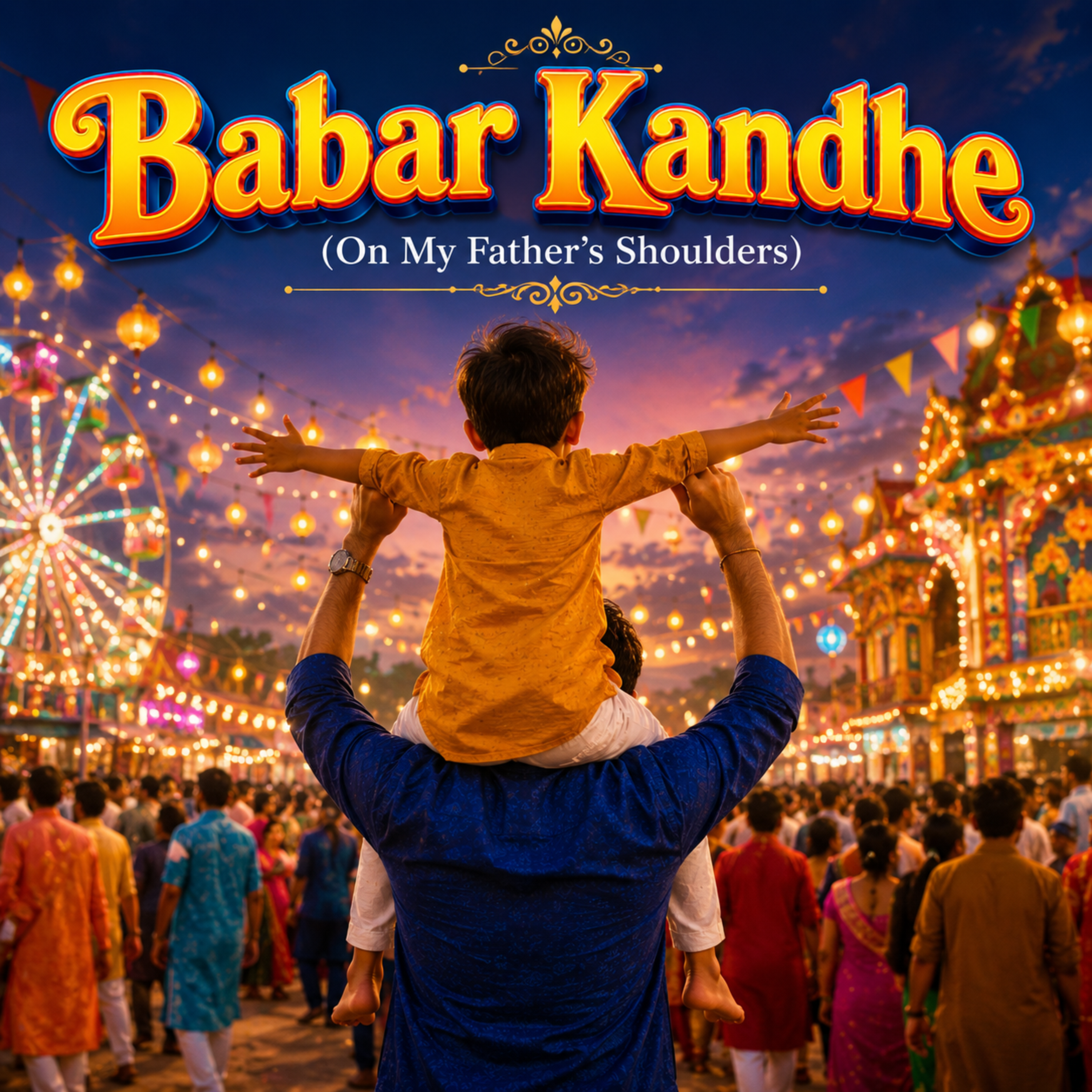 Babar Kandhe (On My Father's Shoulders) by Rabiul Karim cover art