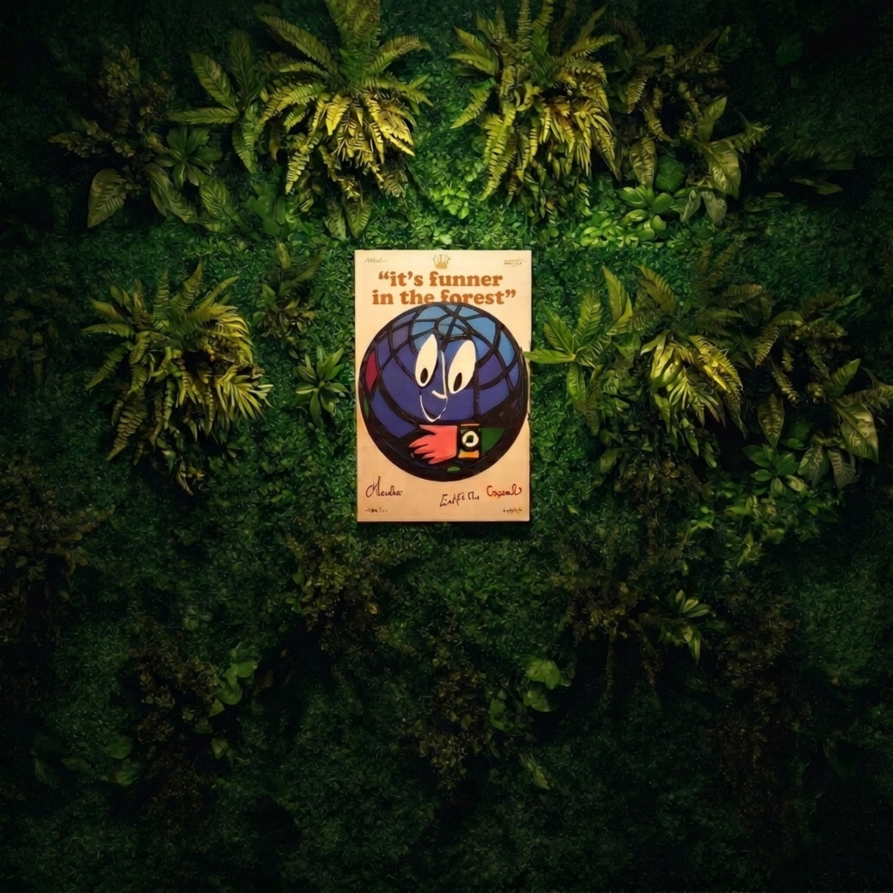 it's funner in the forest artwork