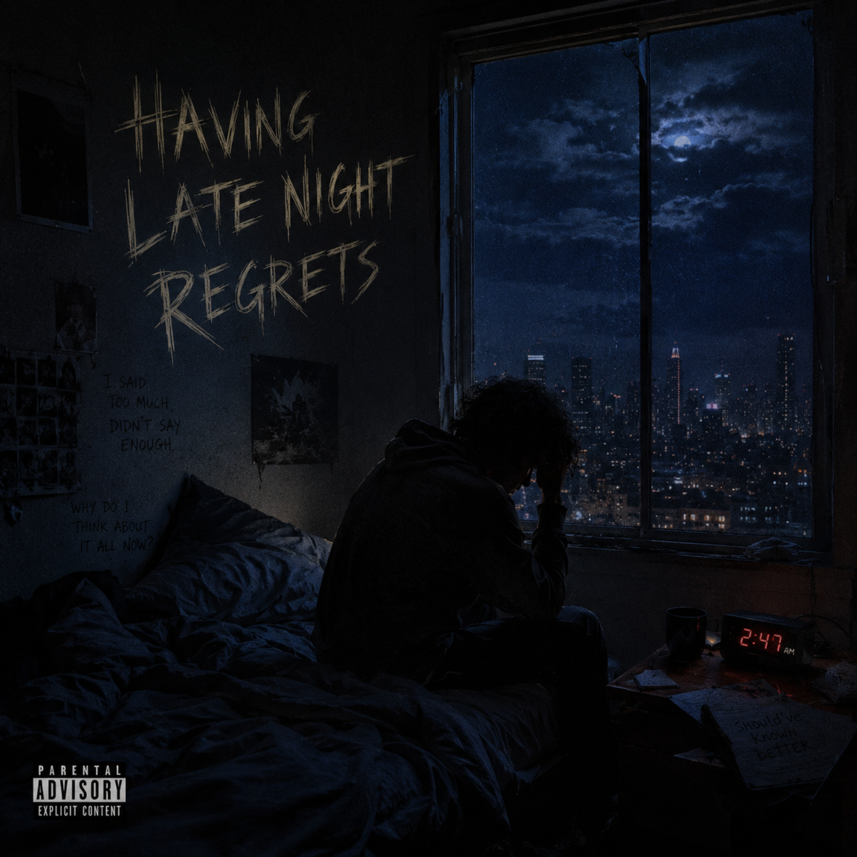 Late night regrets by PLAYWRAIN cover art