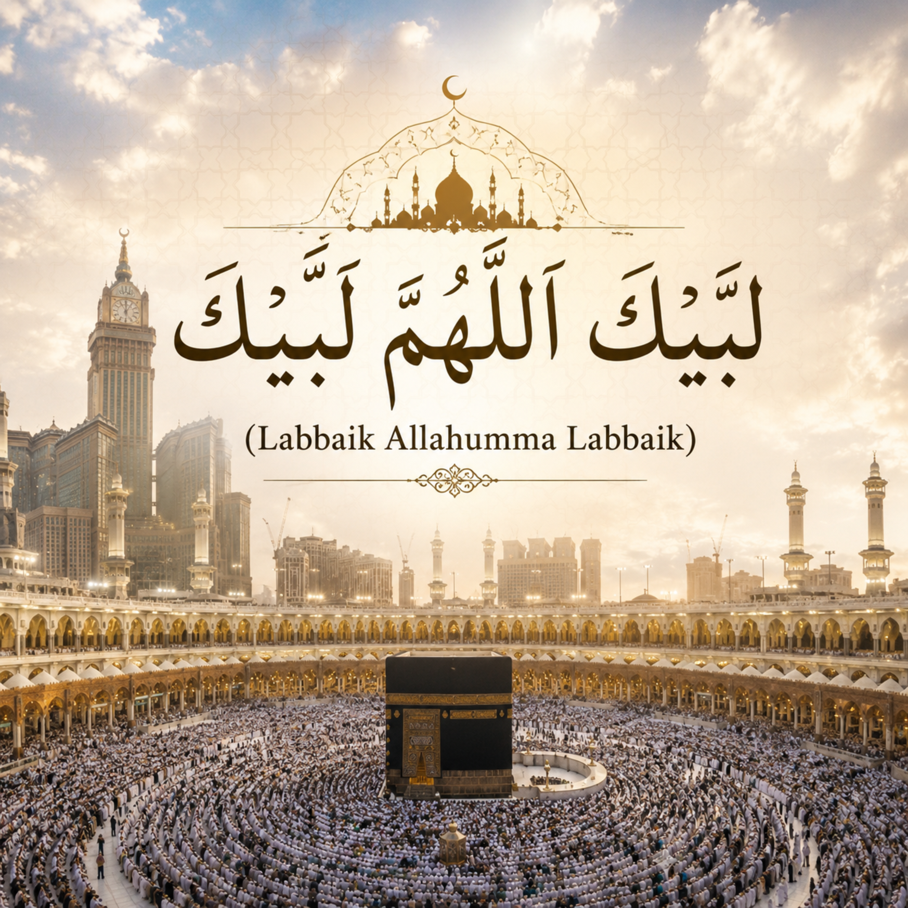 لَبَّيْكَ اللَّهُمَّ لَبَّيْكَ (Labbaik Allahumma Labbaik) by Anonna Zara cover art