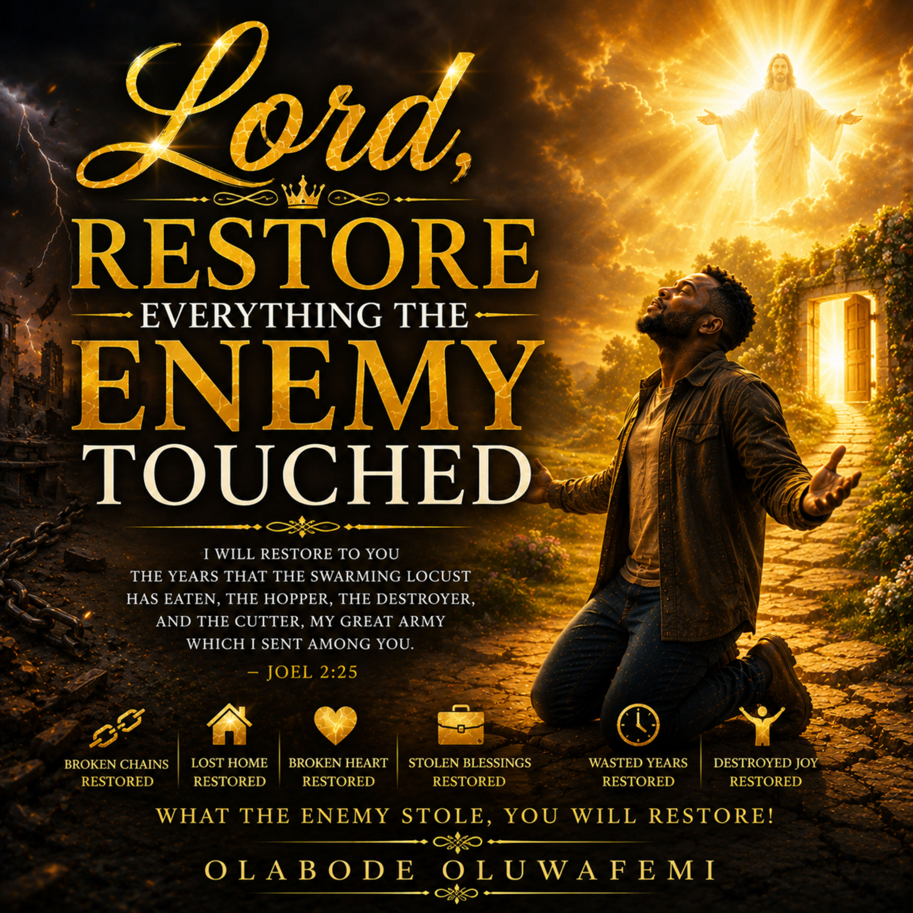 Lord, Restore Everything the Enemy Touched by olabode oluwafemi cover art