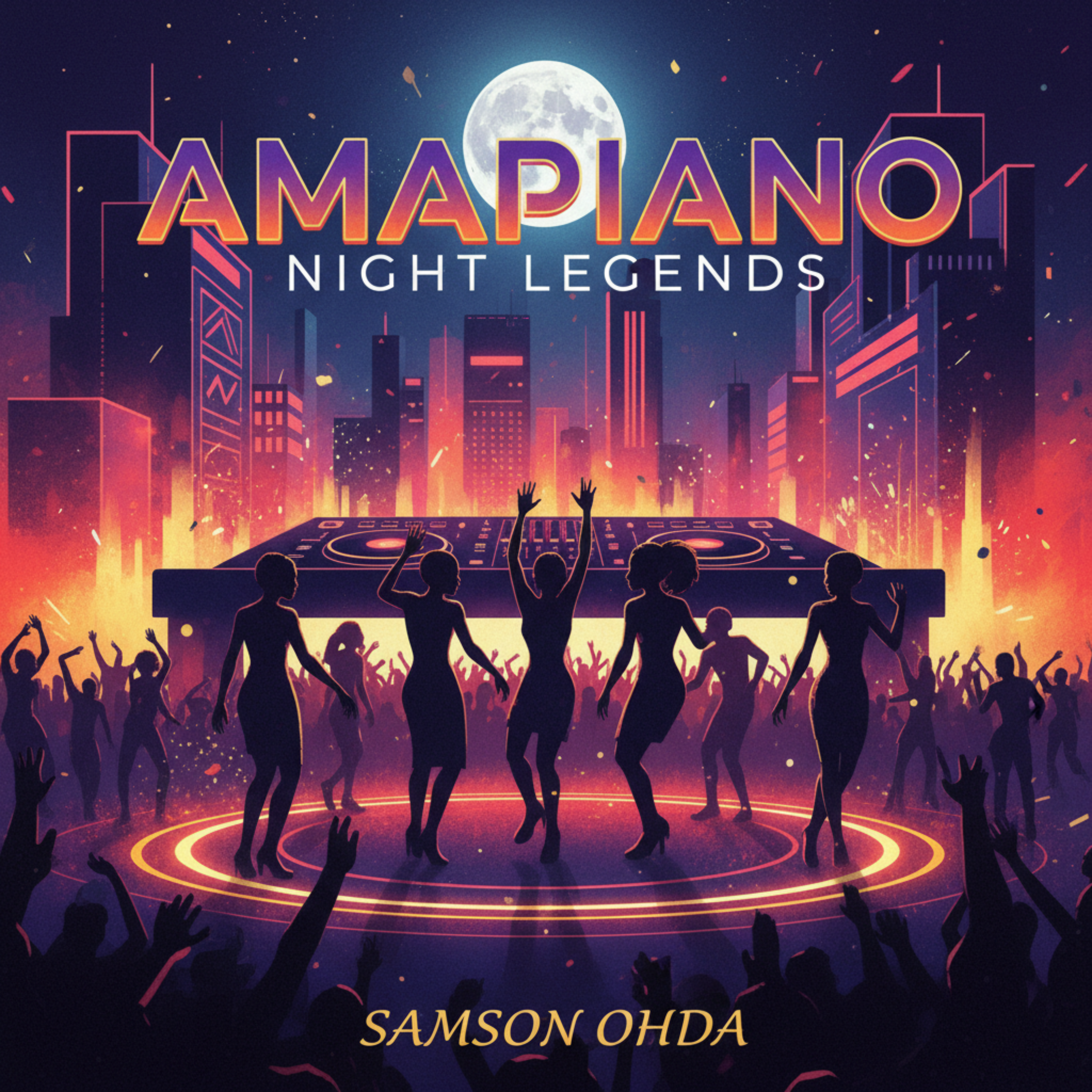 Amapiano Night Legends by Samson Ohda  cover art