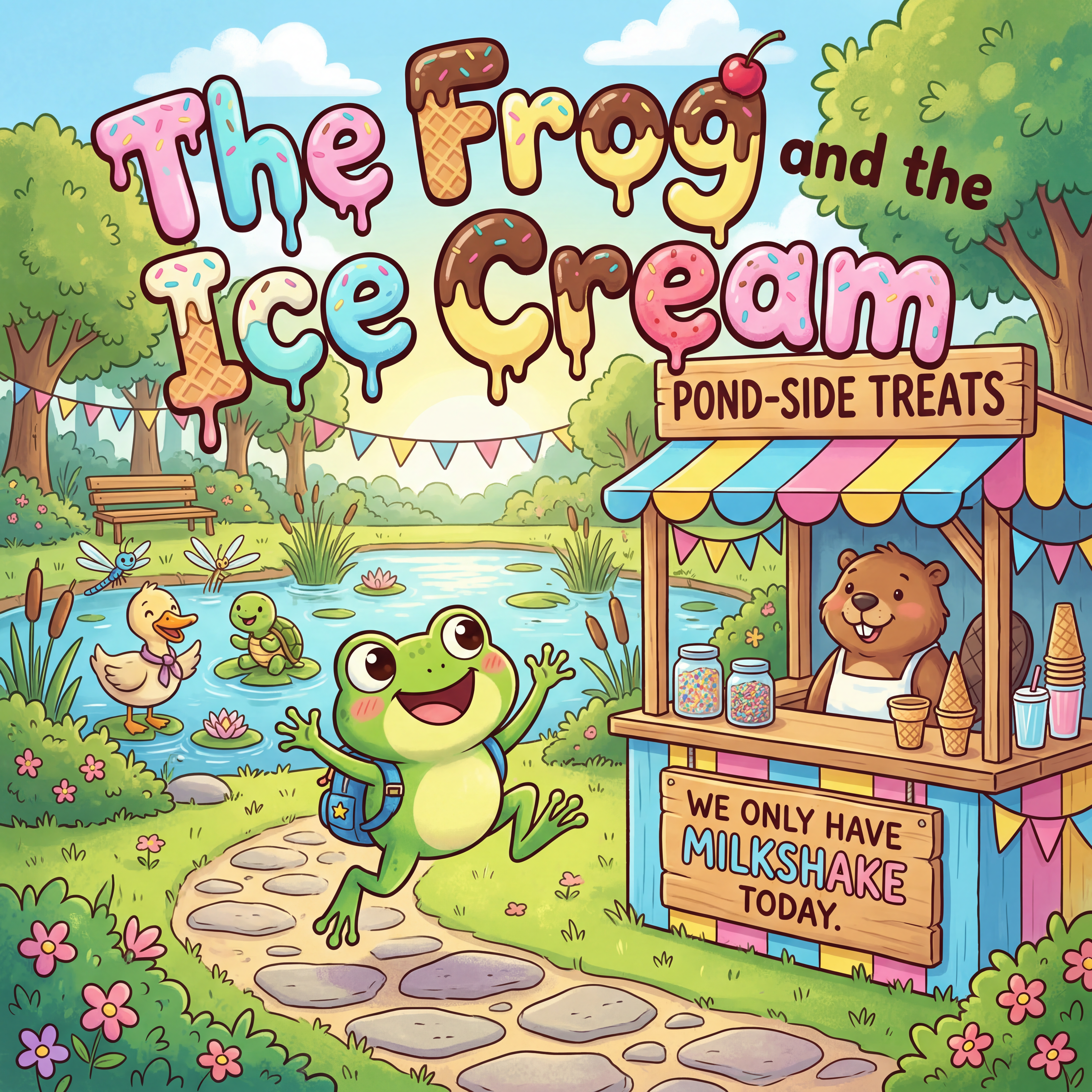 The Frog And The Icecream artwork