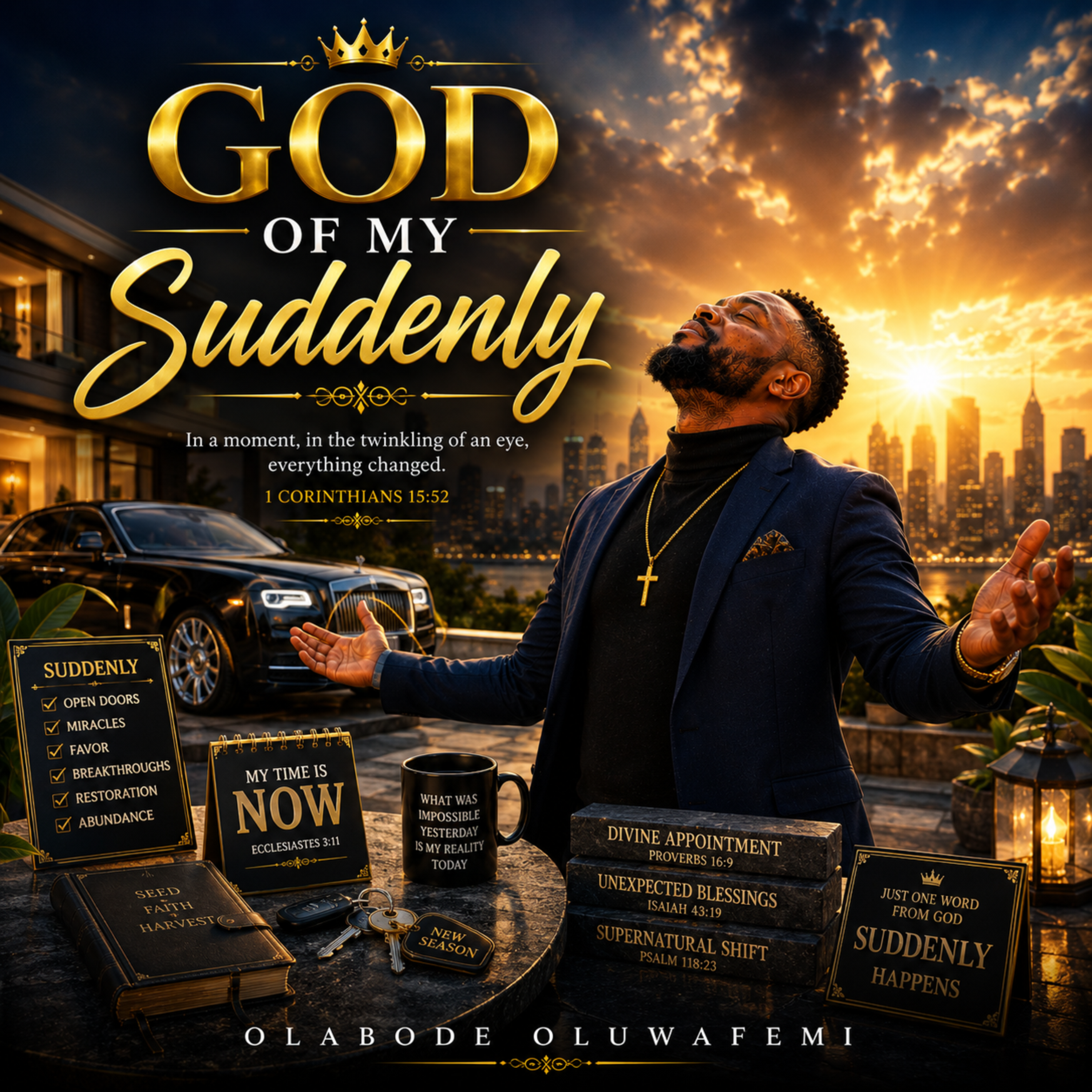 God of My Suddenly by olabode oluwafemi cover art