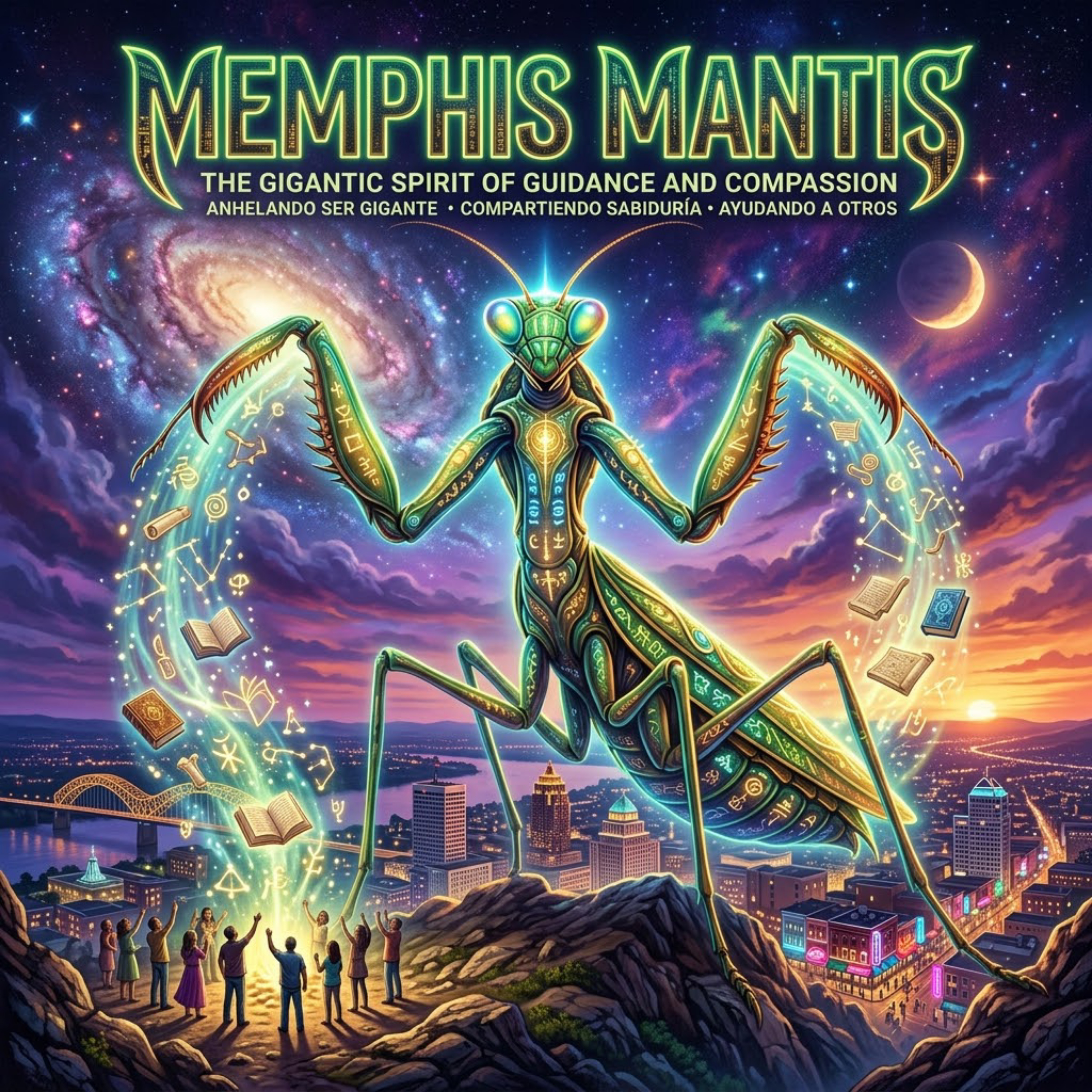 MEMPHIS MANTIS by Jose Luis Aguilera Sanchez cover art