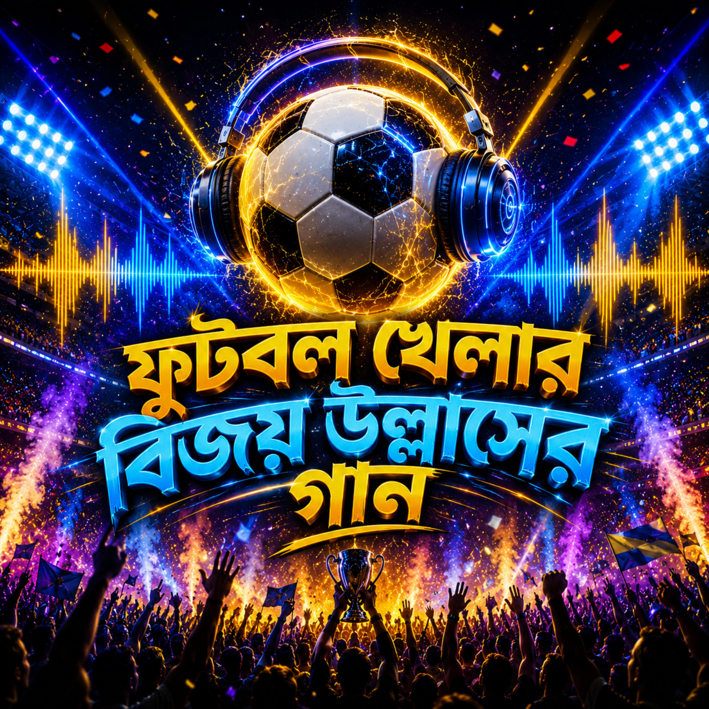 ফুটবল খেলার বিজয় উল্লাসের গান (Victory celebration song for football game) by Rabiul Karim cover art