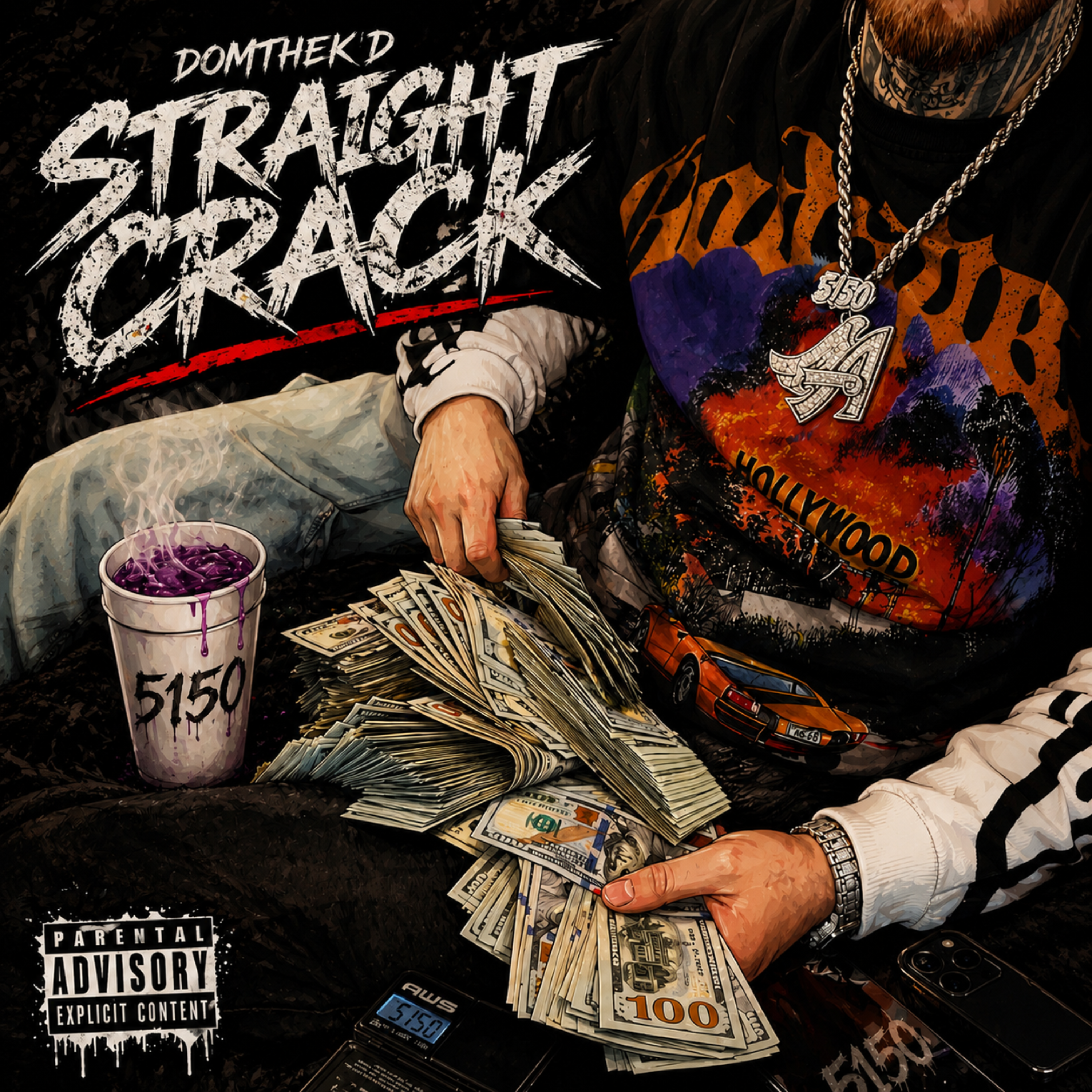 STRAIGHT CRACK by DOMTHEKID cover art