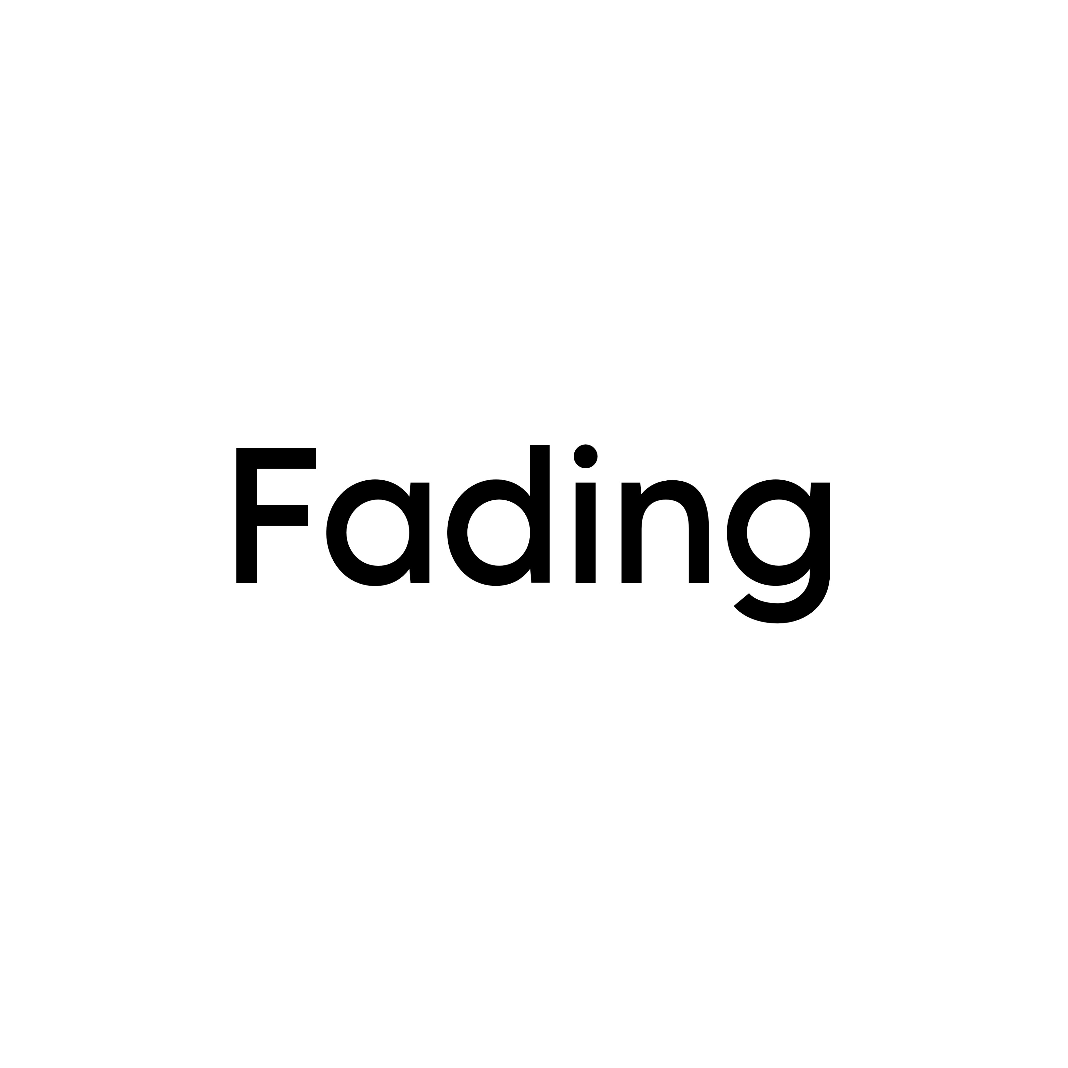 Fading artwork