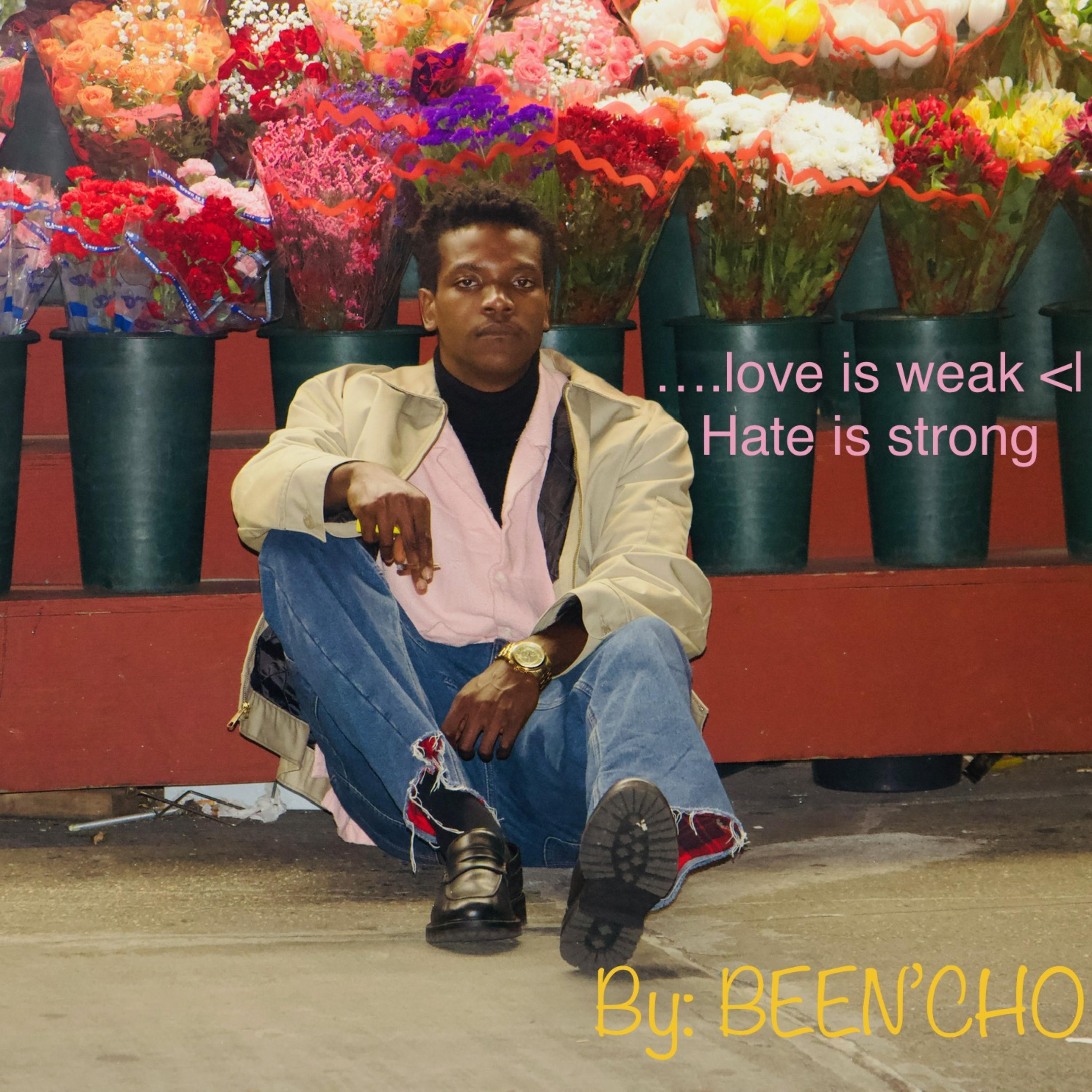 love is weak, HATE IS STRONG artwork