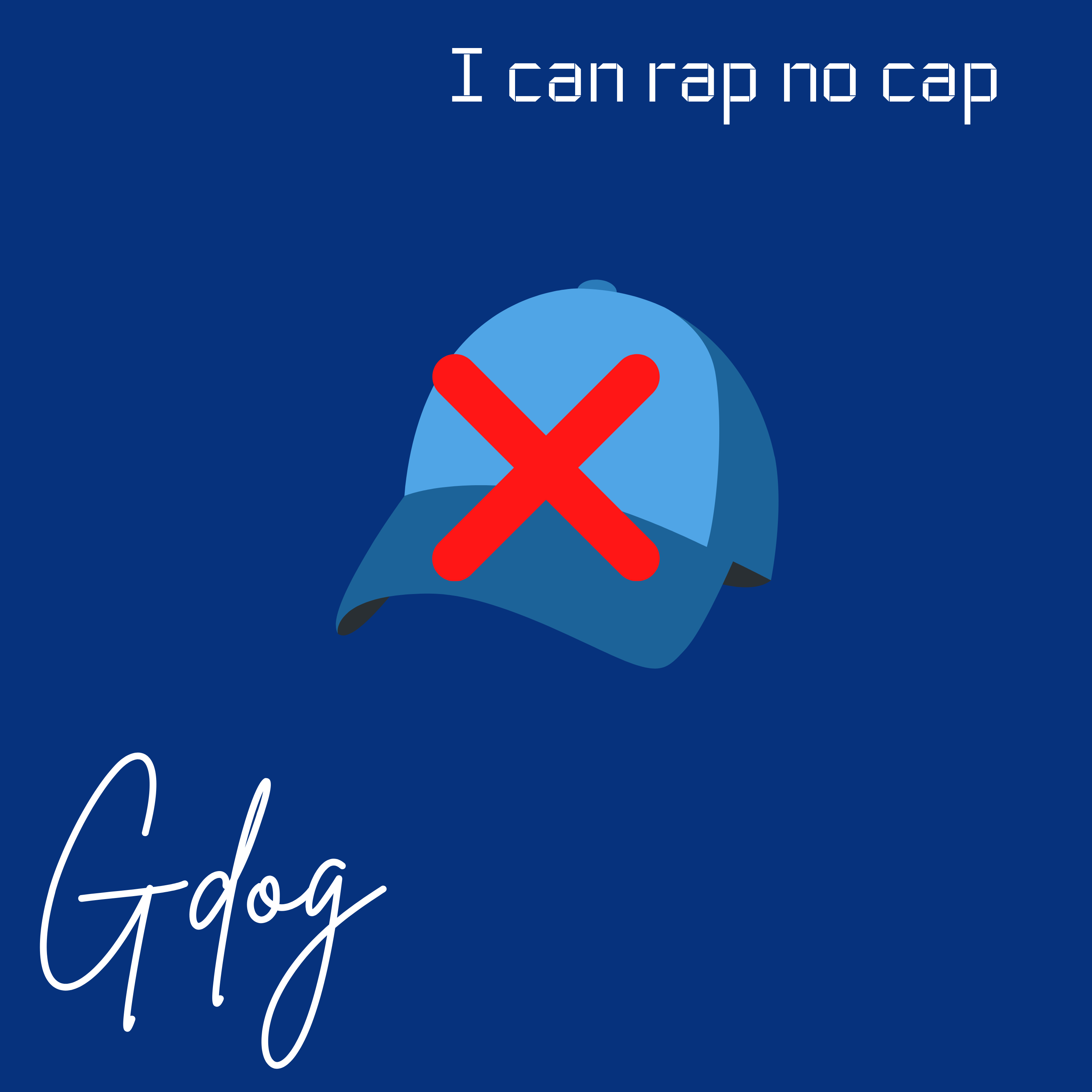 I can rap no cap artwork