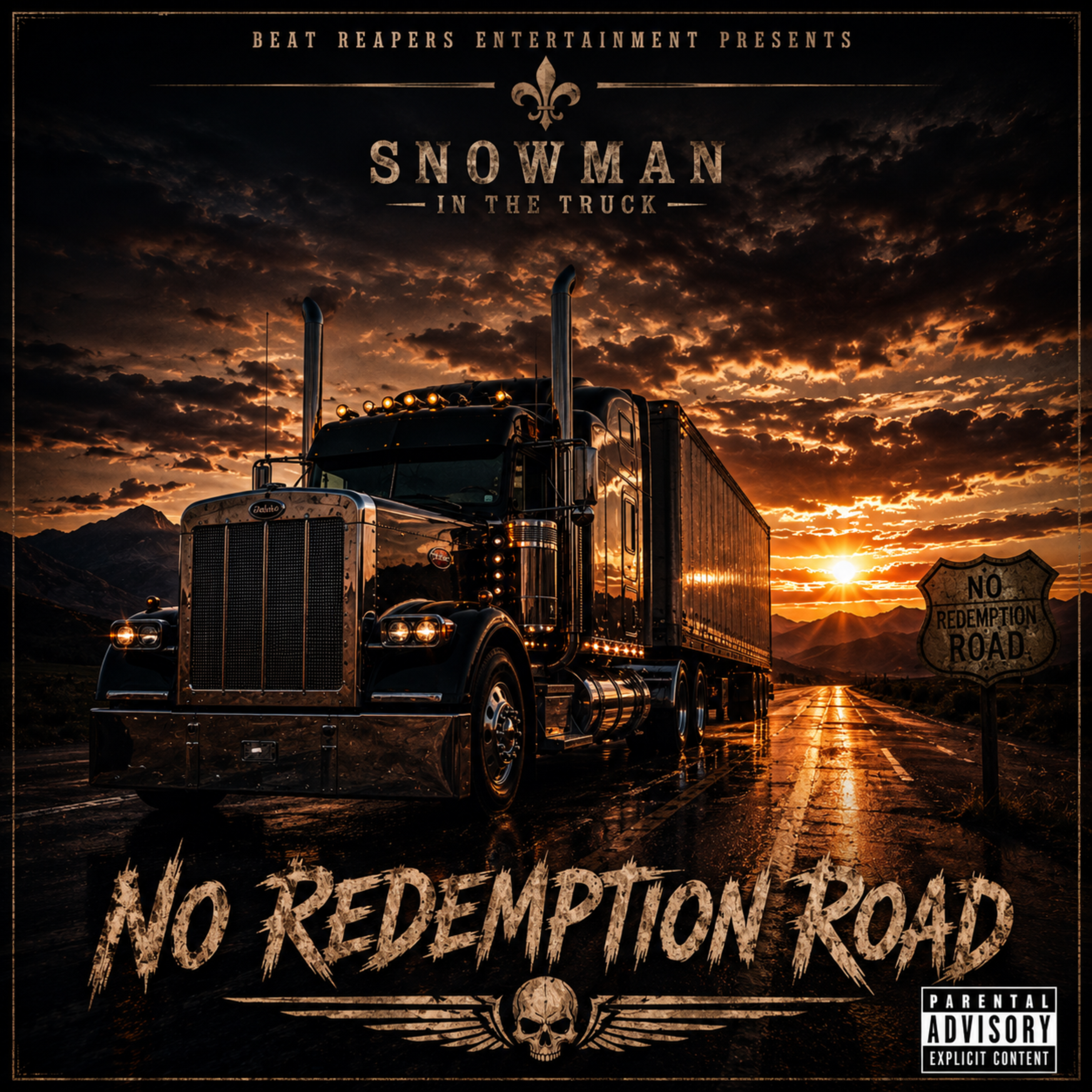 No Redemption Road by Snowman In The Truck cover art