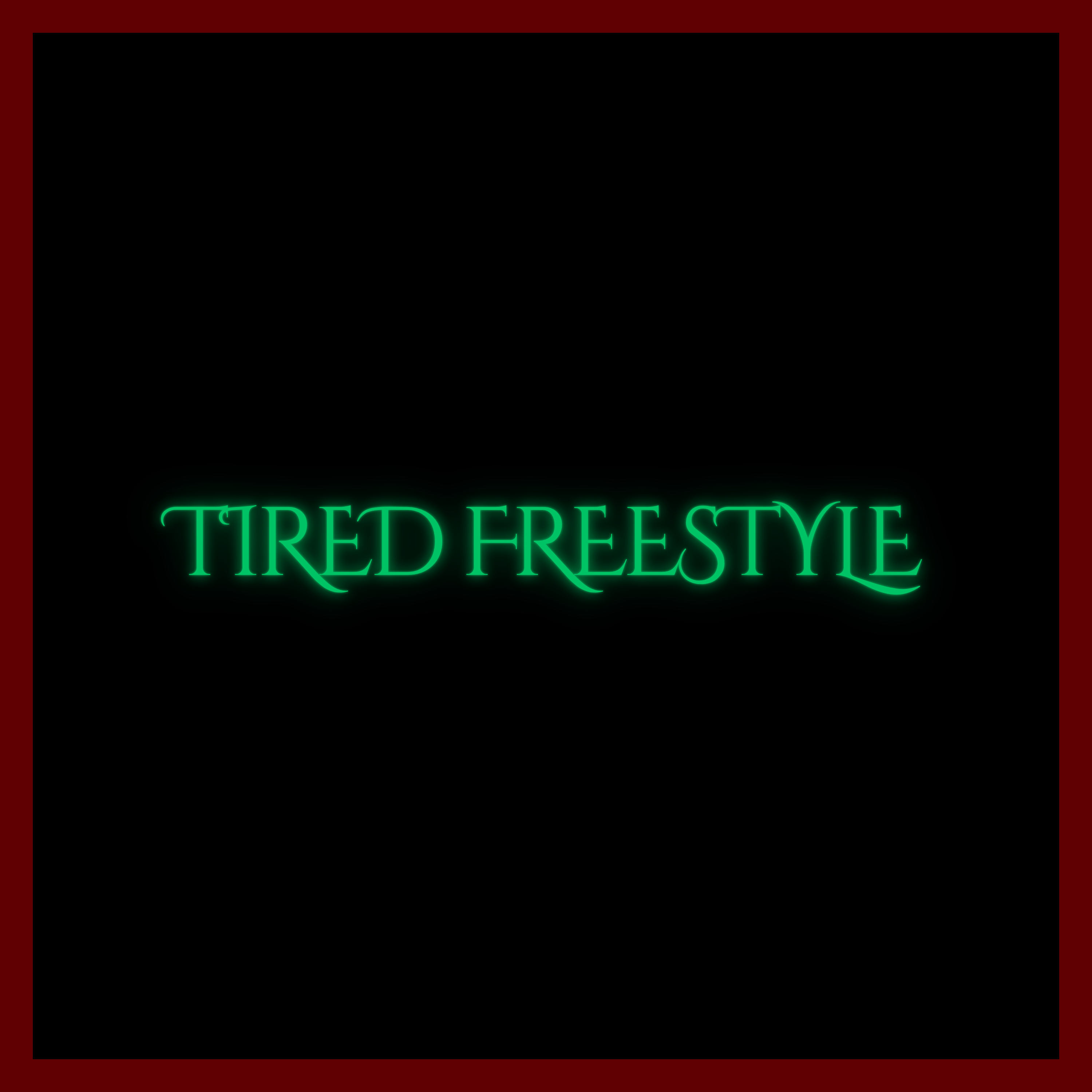 Tired freestyle (speedcore) artwork