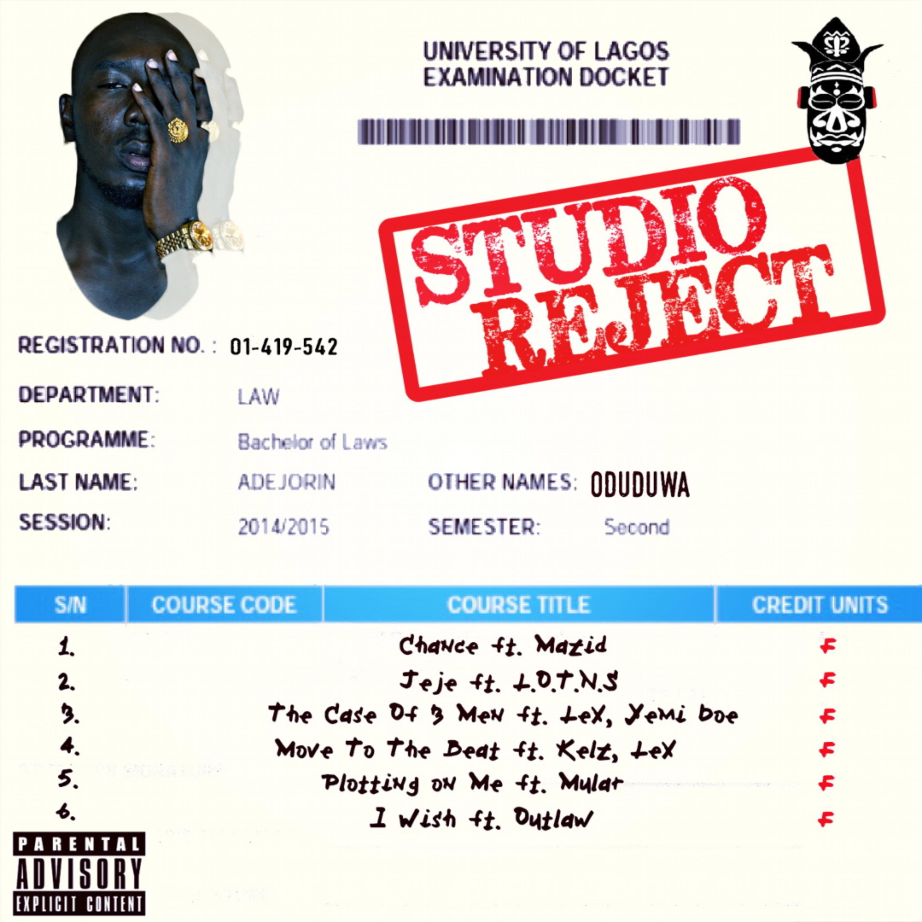 STUDIO REJECT (REMASTERED) by Oduduwa cover art