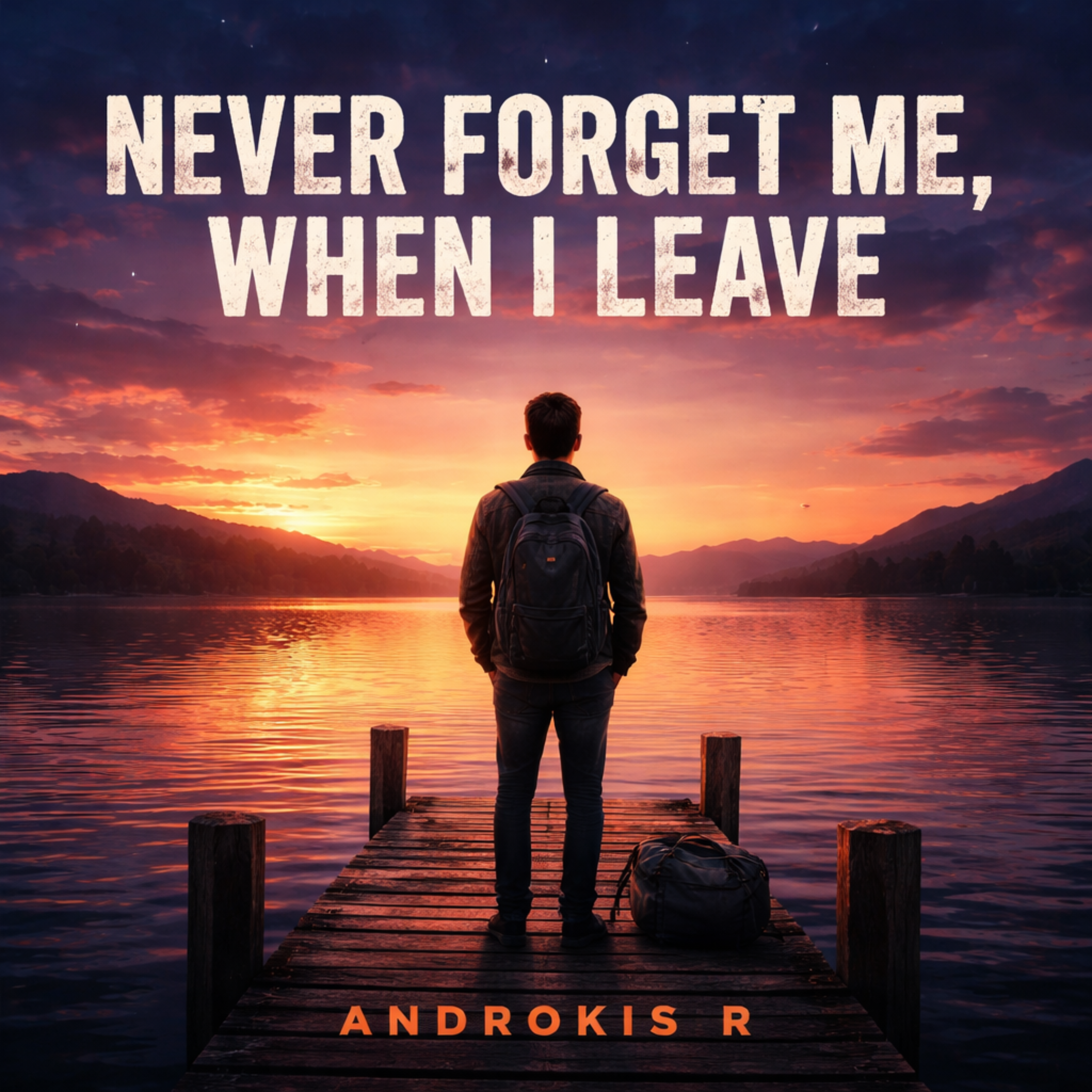 NEVER FORGET ME, WHEN I LEAVE artwork