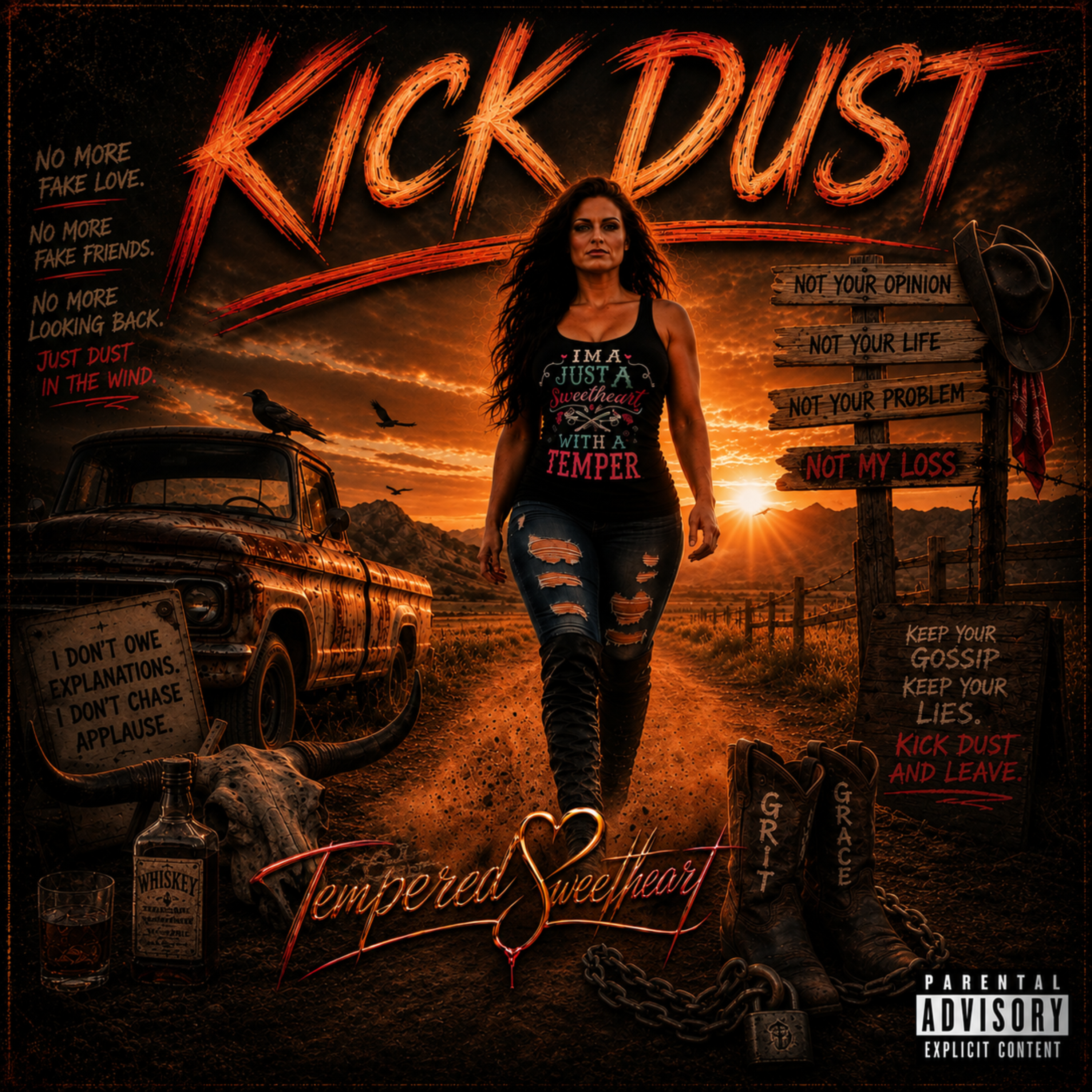 KICK DUST by TemperedSweetheart cover art