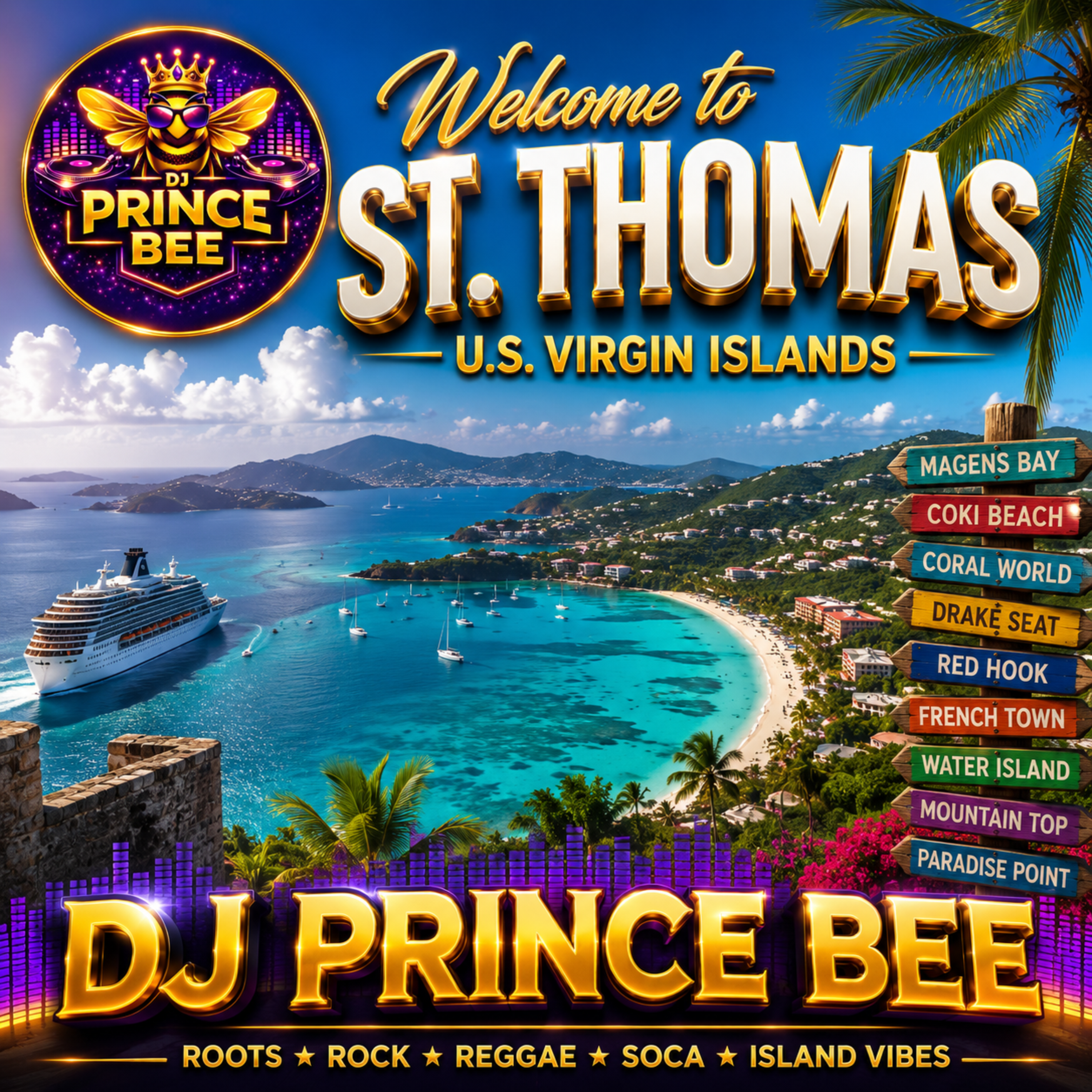 Welcome To St Thomas by DJ PRINCE BEE cover art