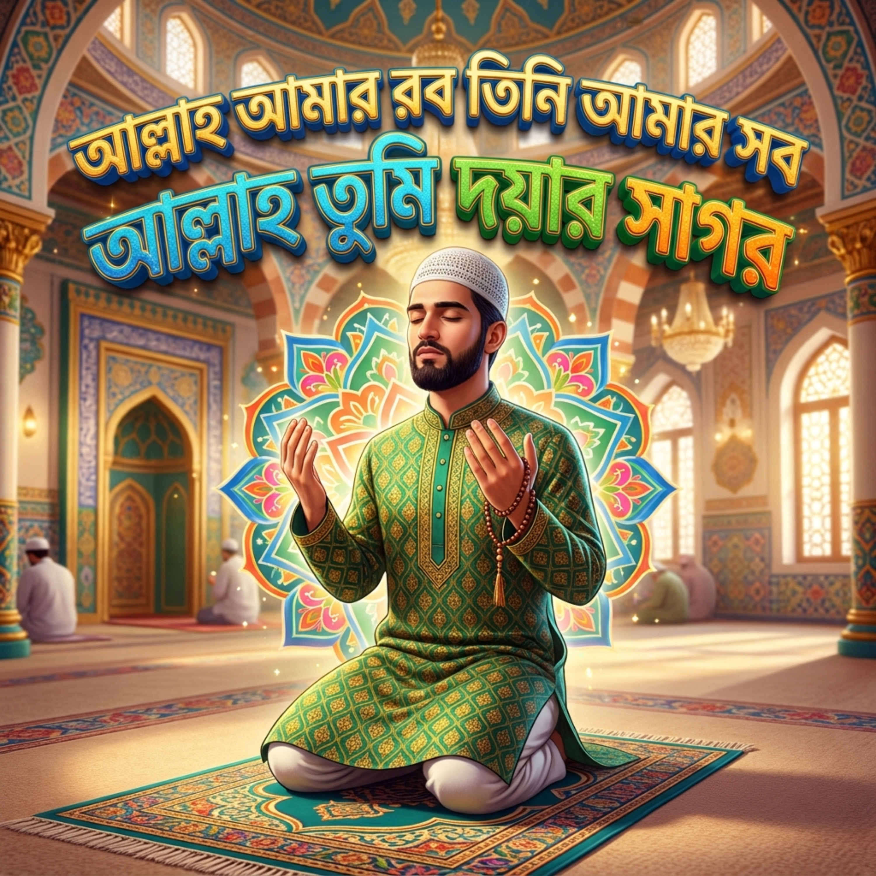আল্লাহ আমার রব তিনি আমার সব আল্লাহ তুমি দয়ার সাগর Allah Amar Rob Tini Amar Shob Allah Tumi Doyar Shagor by Mubin TusHar cover art