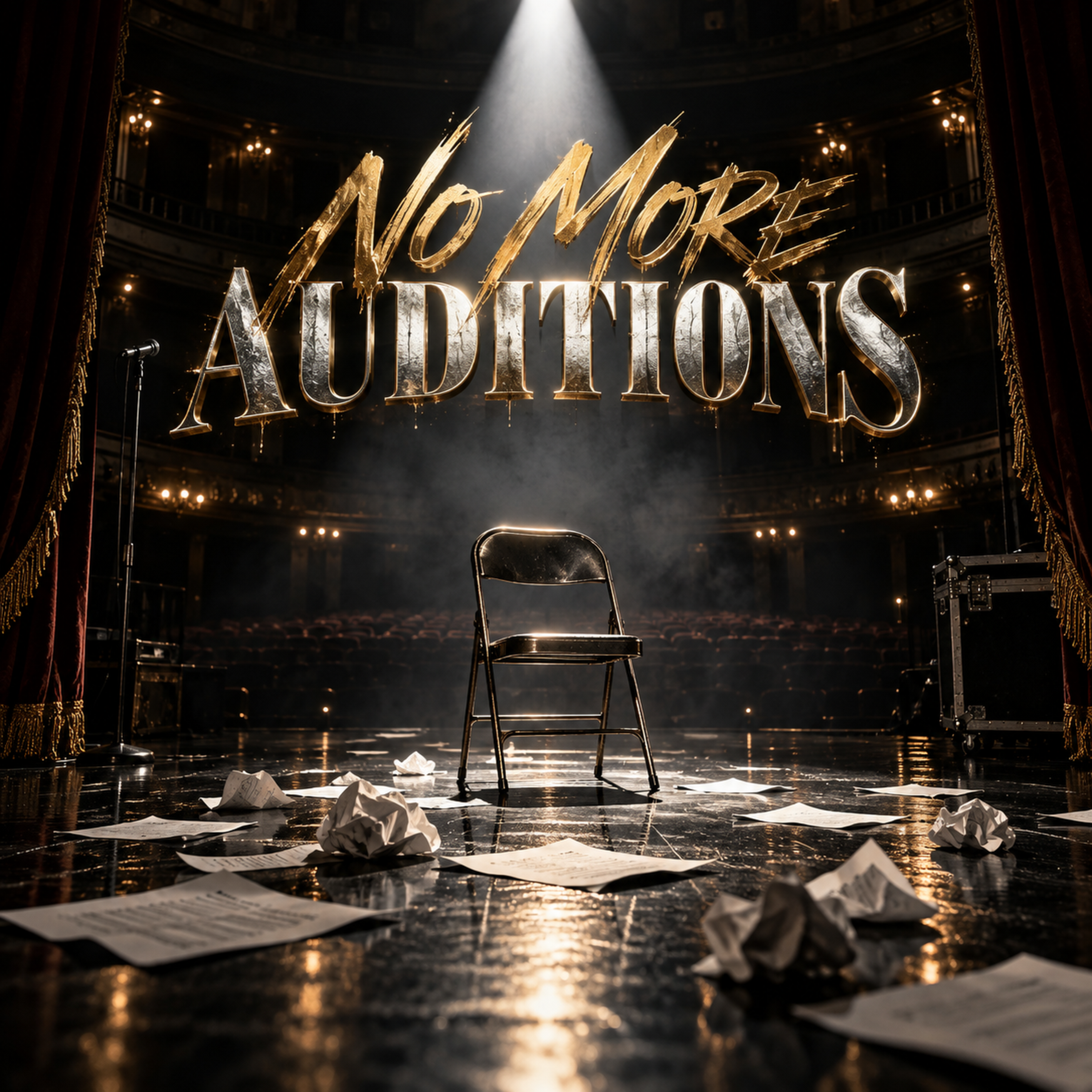 NO MORE AUDITIONS by Fahiym Yahbless cover art