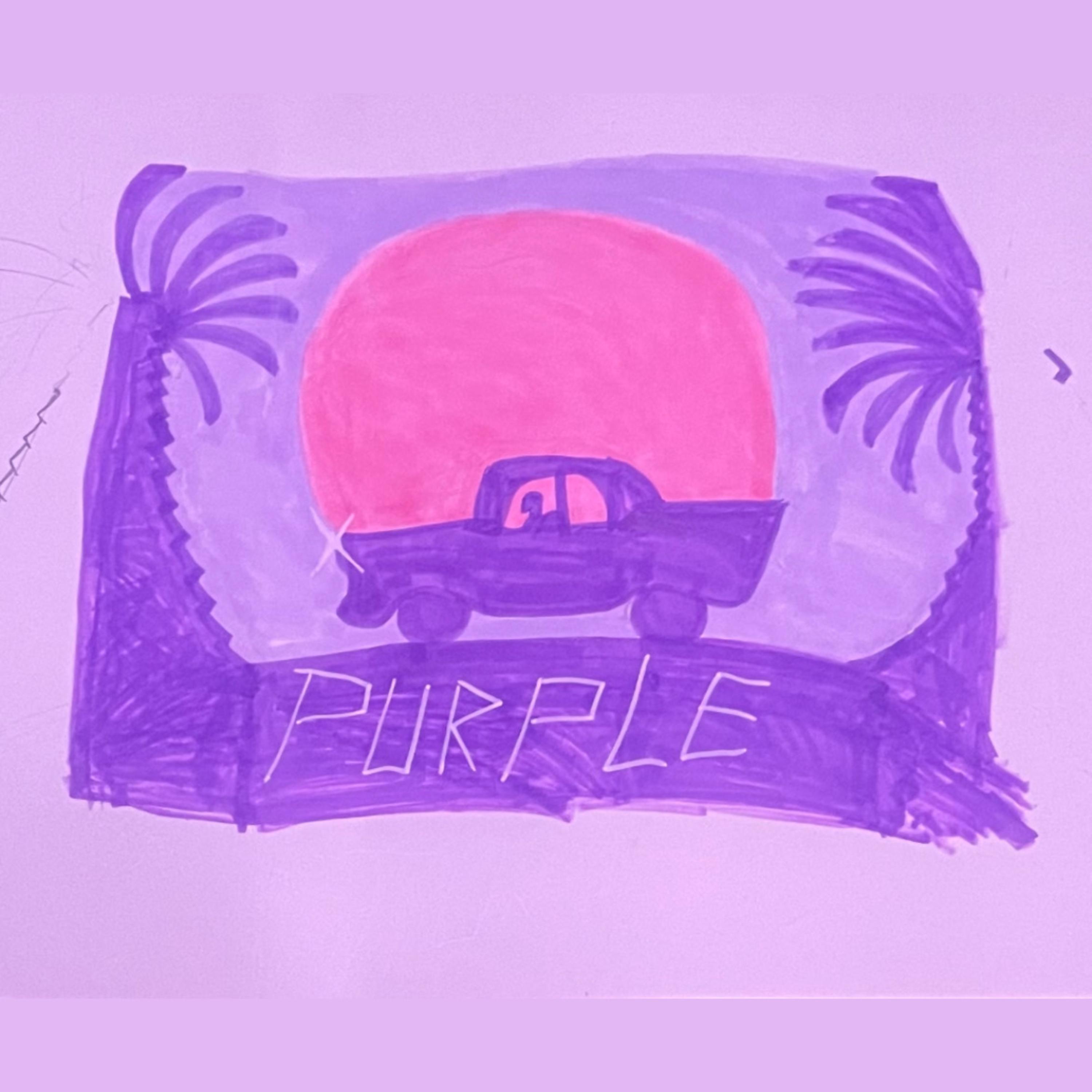 the purple artwork
