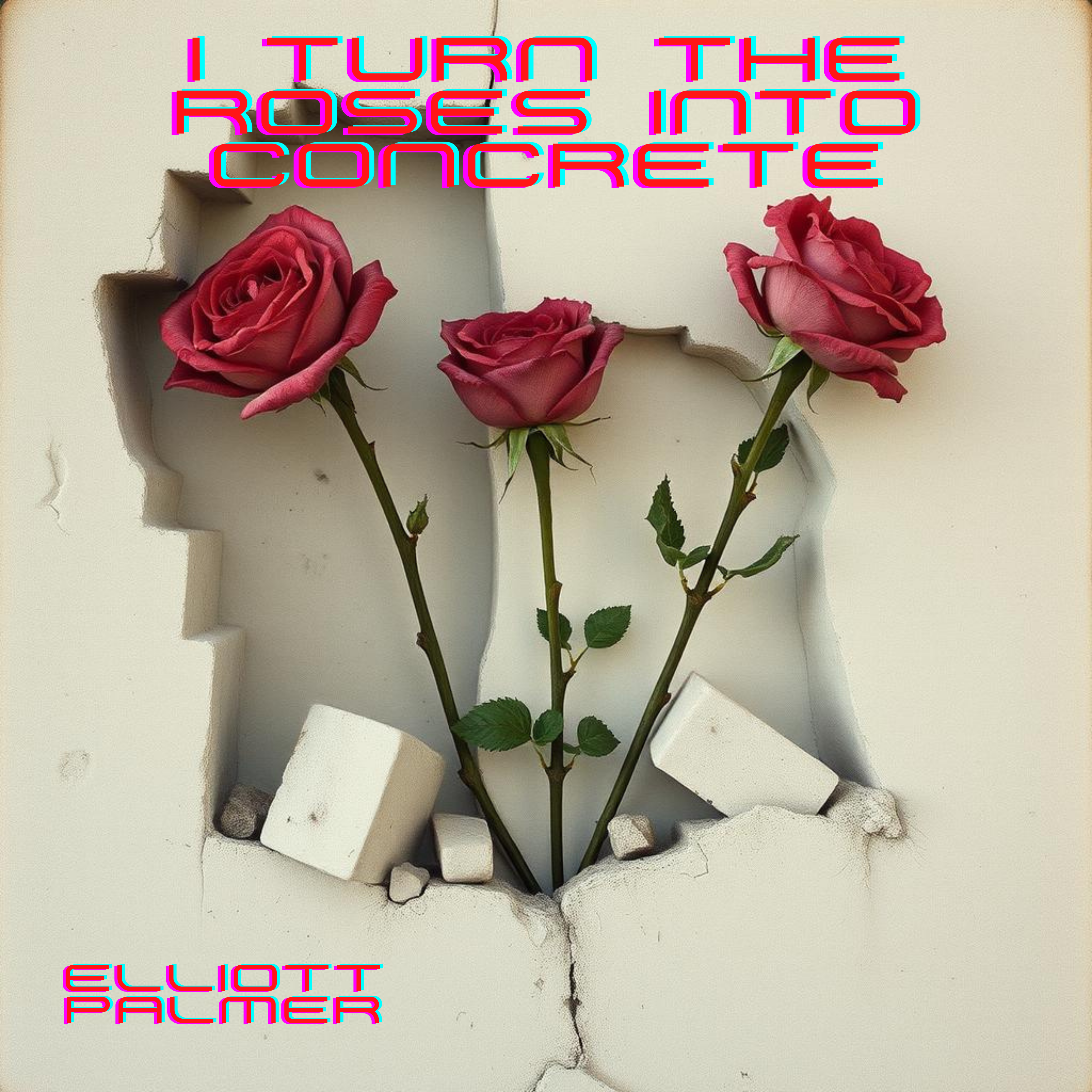 I turned The Roses into Concrete artwork