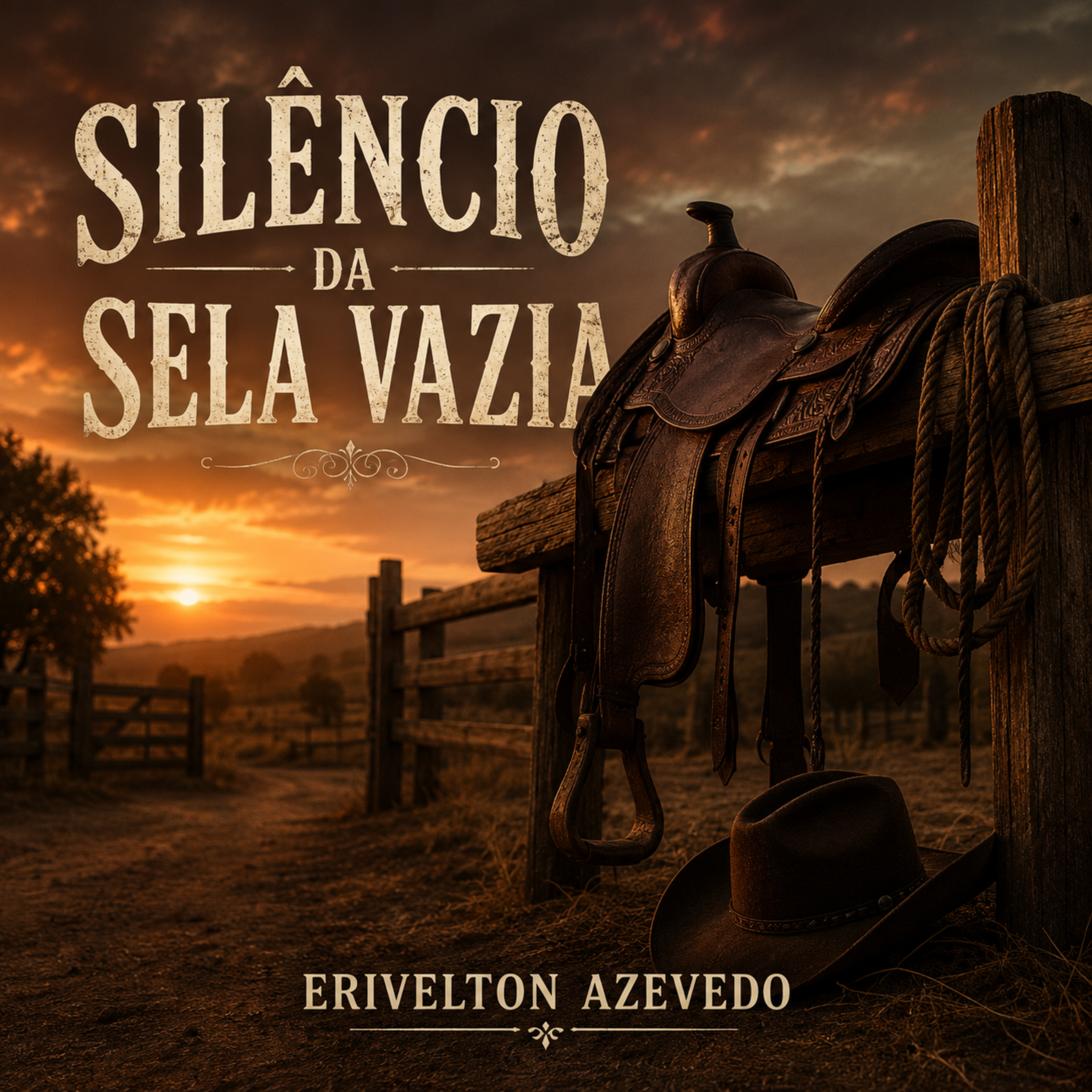 Silêncio da sela vazia by Erivelton Azevedo cover art