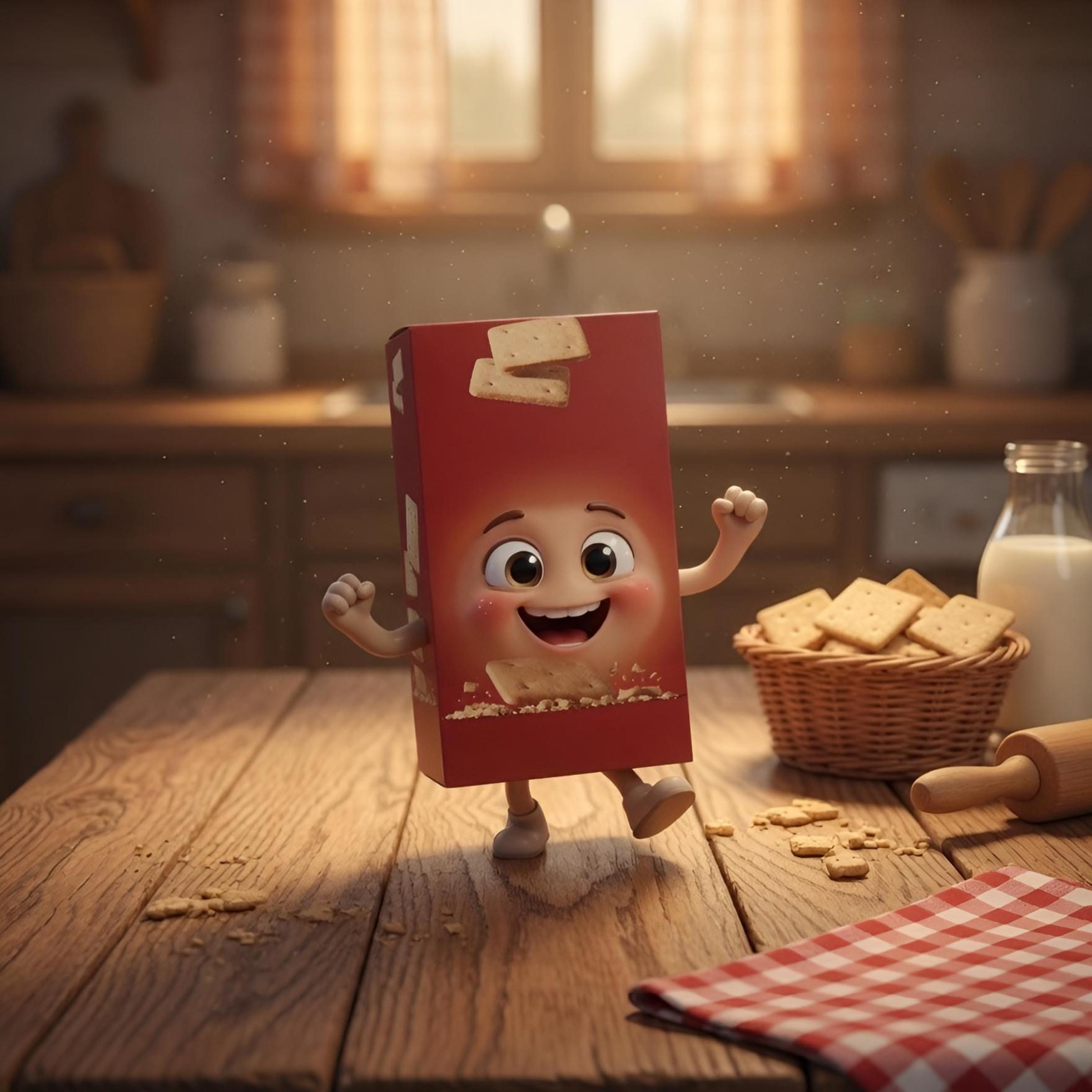 A Box Of Graham Crackers Brings Charm by DownBurst Media Kids cover art