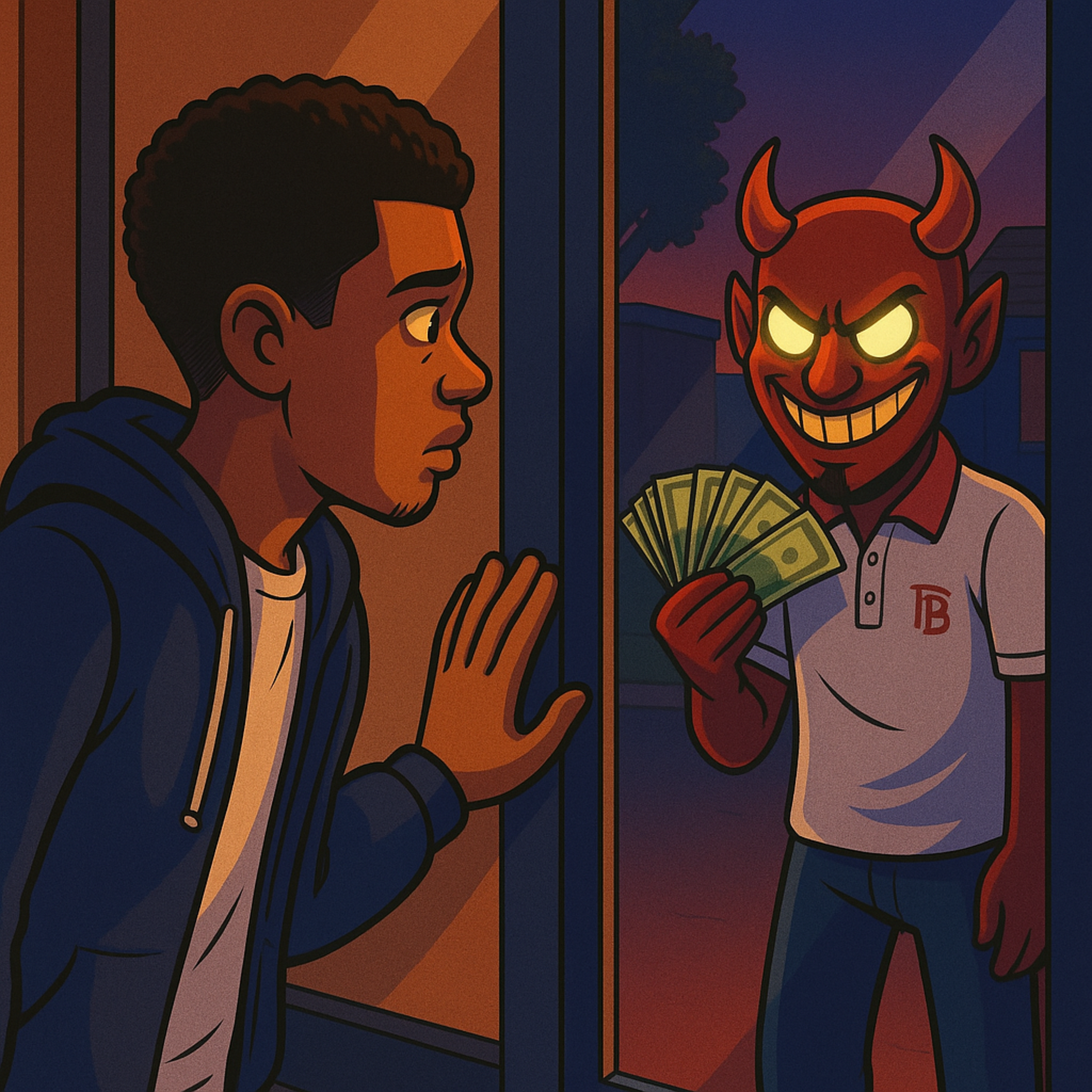 The Devil At My Door artwork