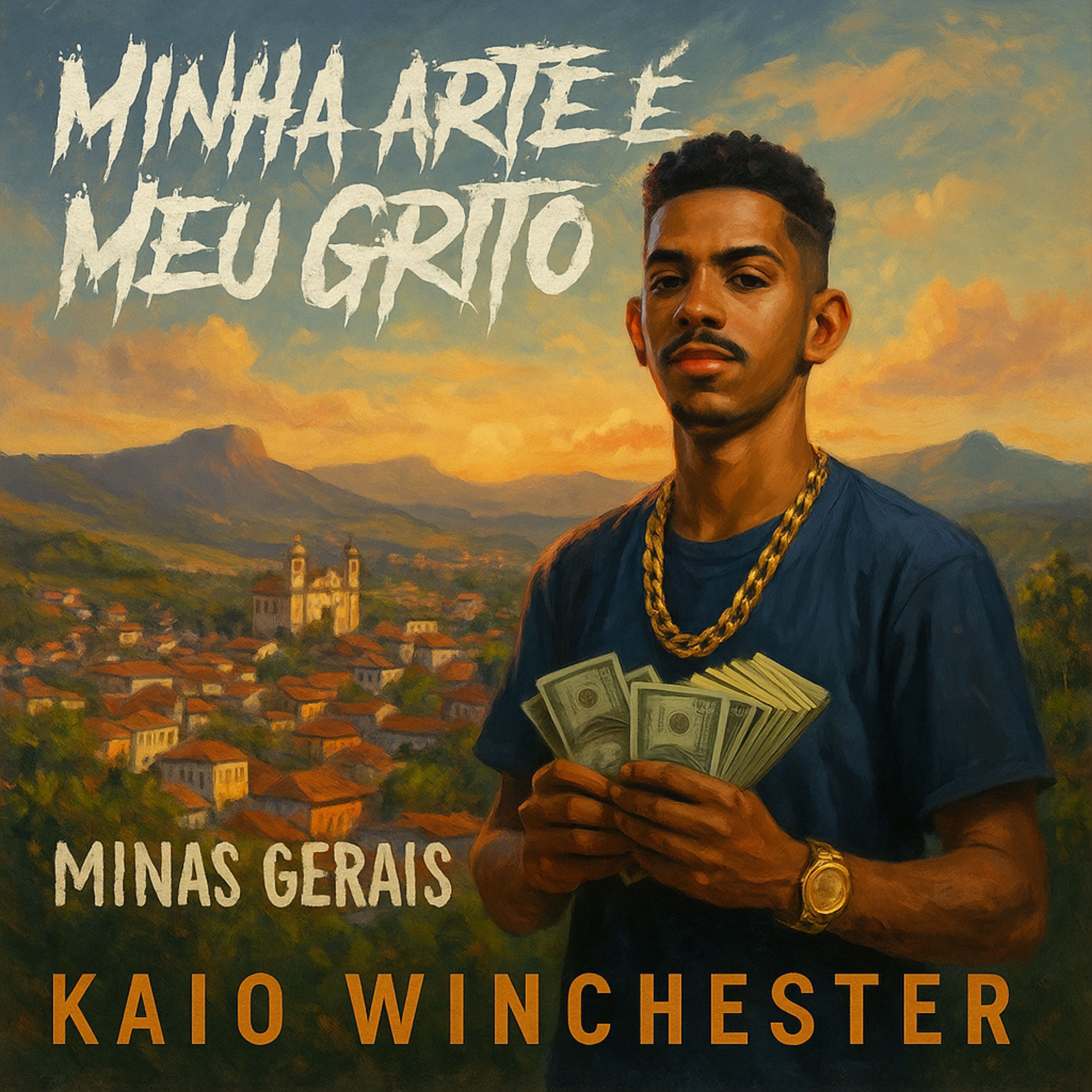 mina arte é meu grito artwork