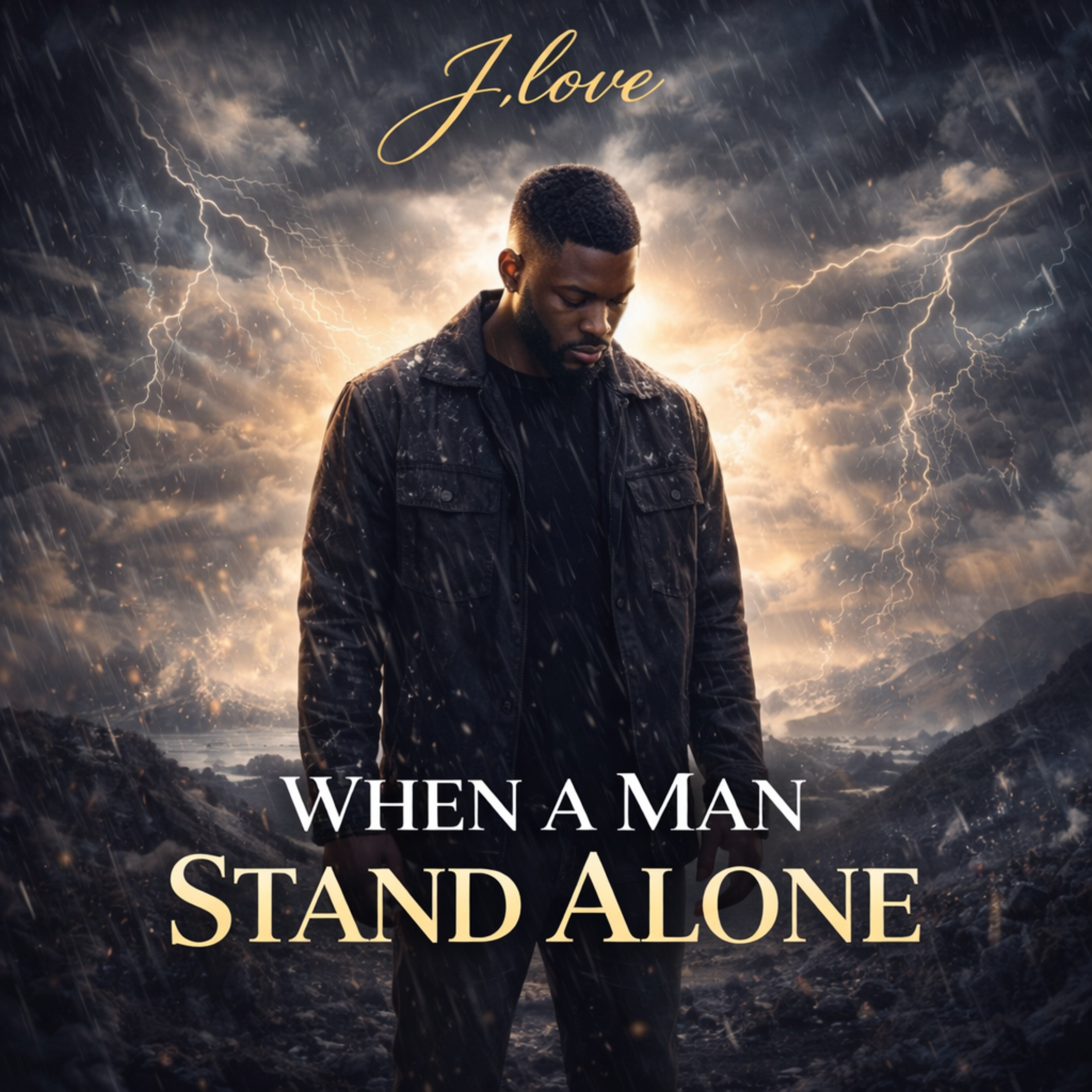 WHEN A MAN STAND ALONE artwork