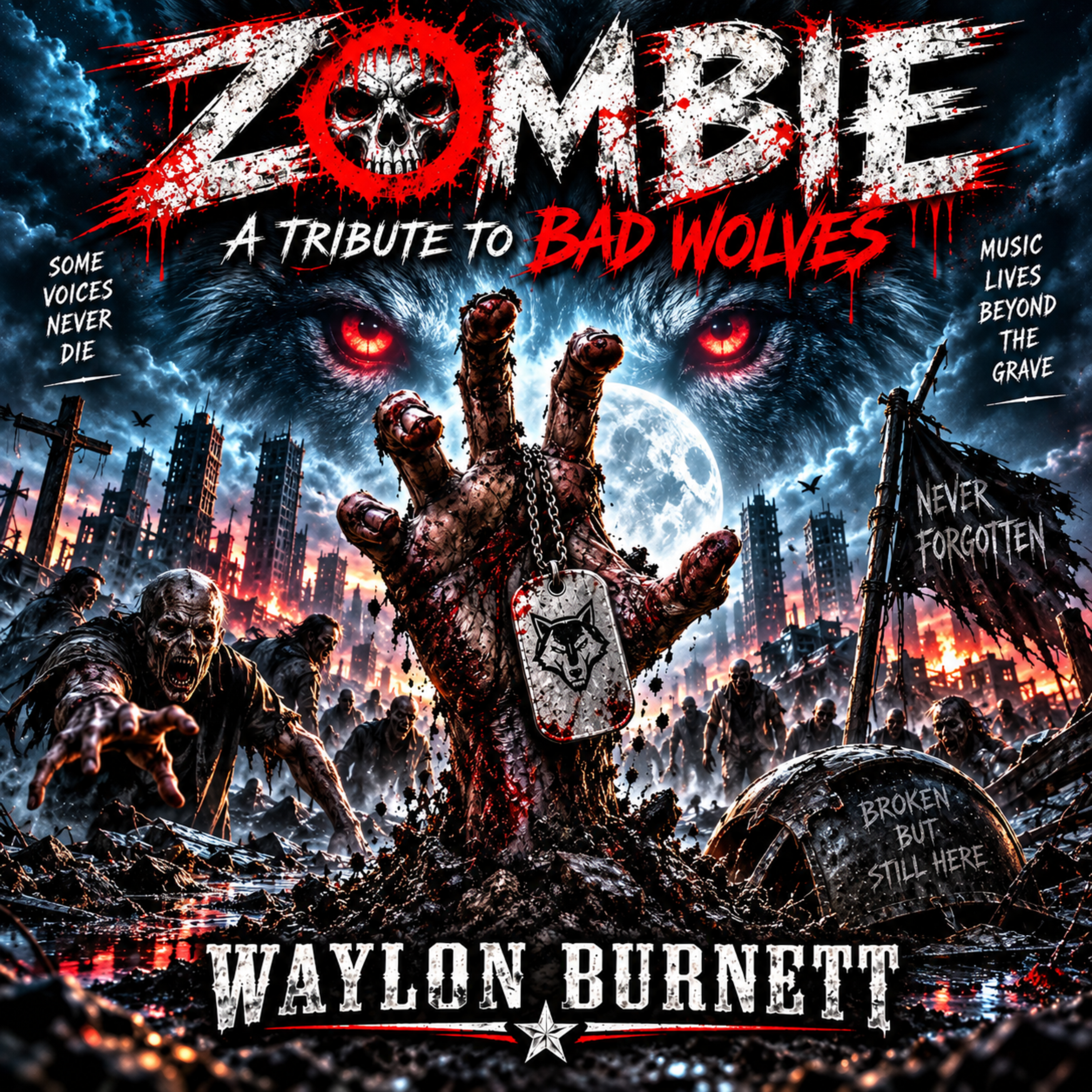 ZOMBIE (A Tribute To Bad Wolves) by waylon Burnett cover art