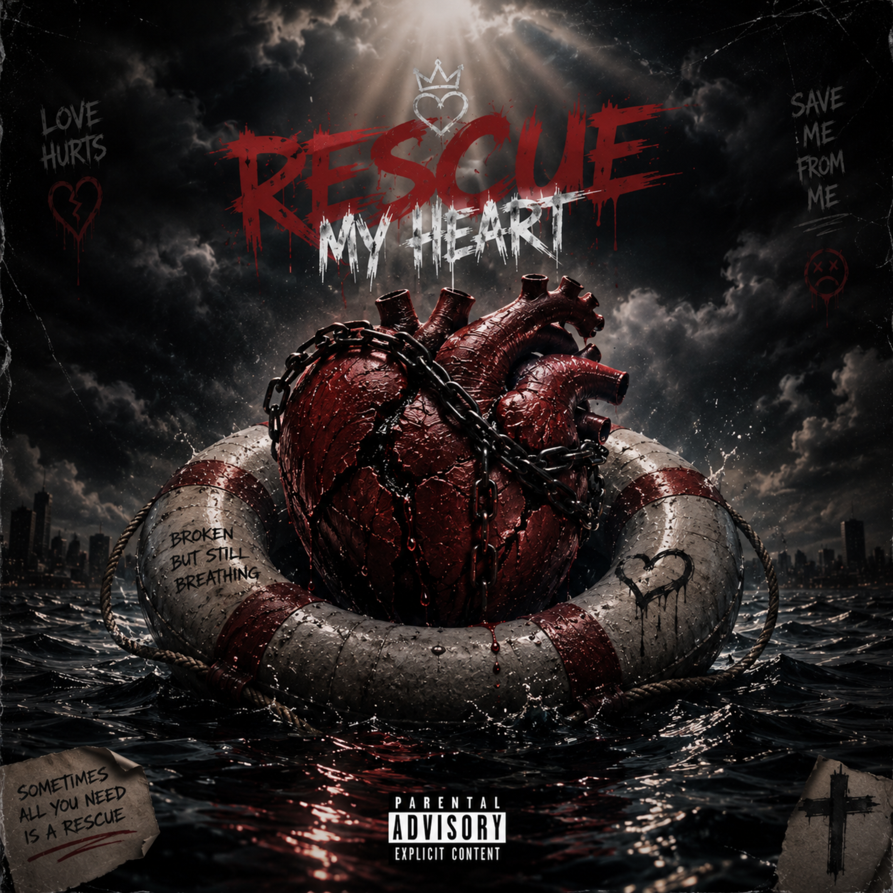 Rescue My Heart by 1Thr33 cover art