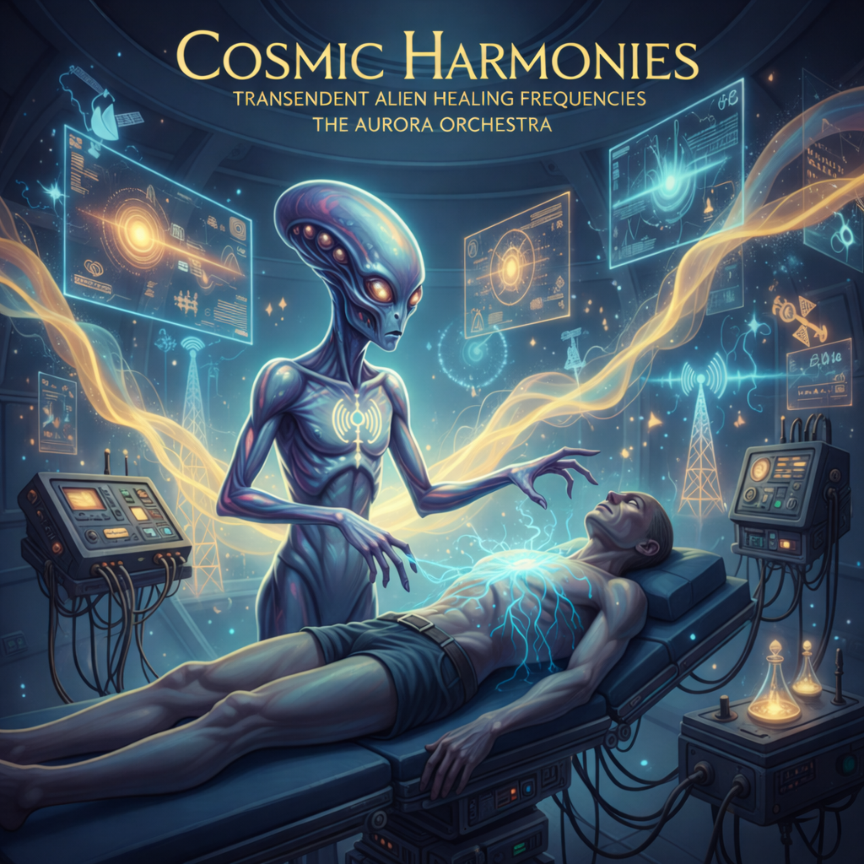 Cosmic Harmonies - Transendent Alien Healing Frequencies artwork