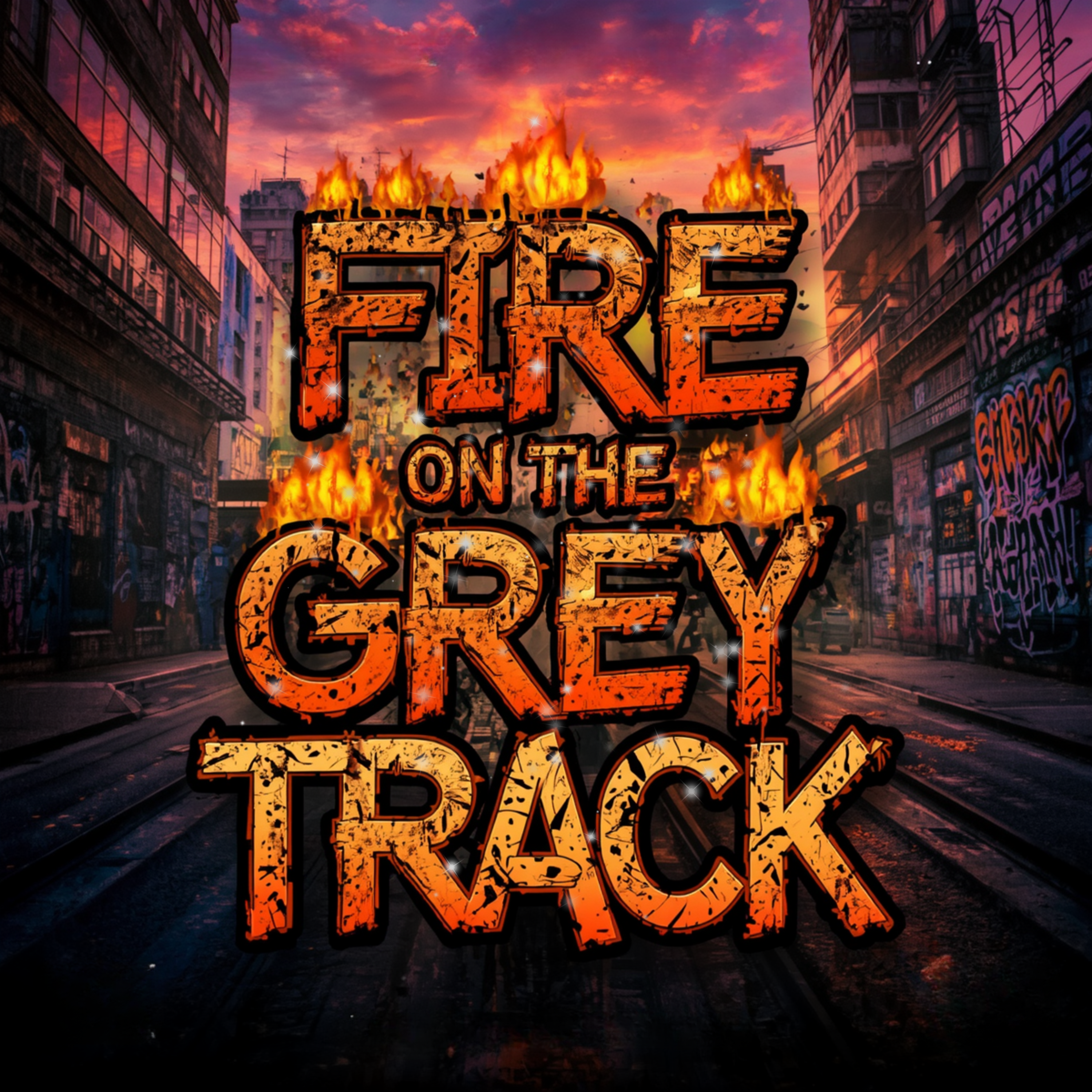 Fire On The Grey Track by TanjiN cover art